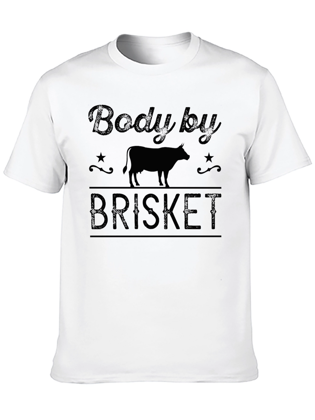 Body by Brisket Black Graphic Tee