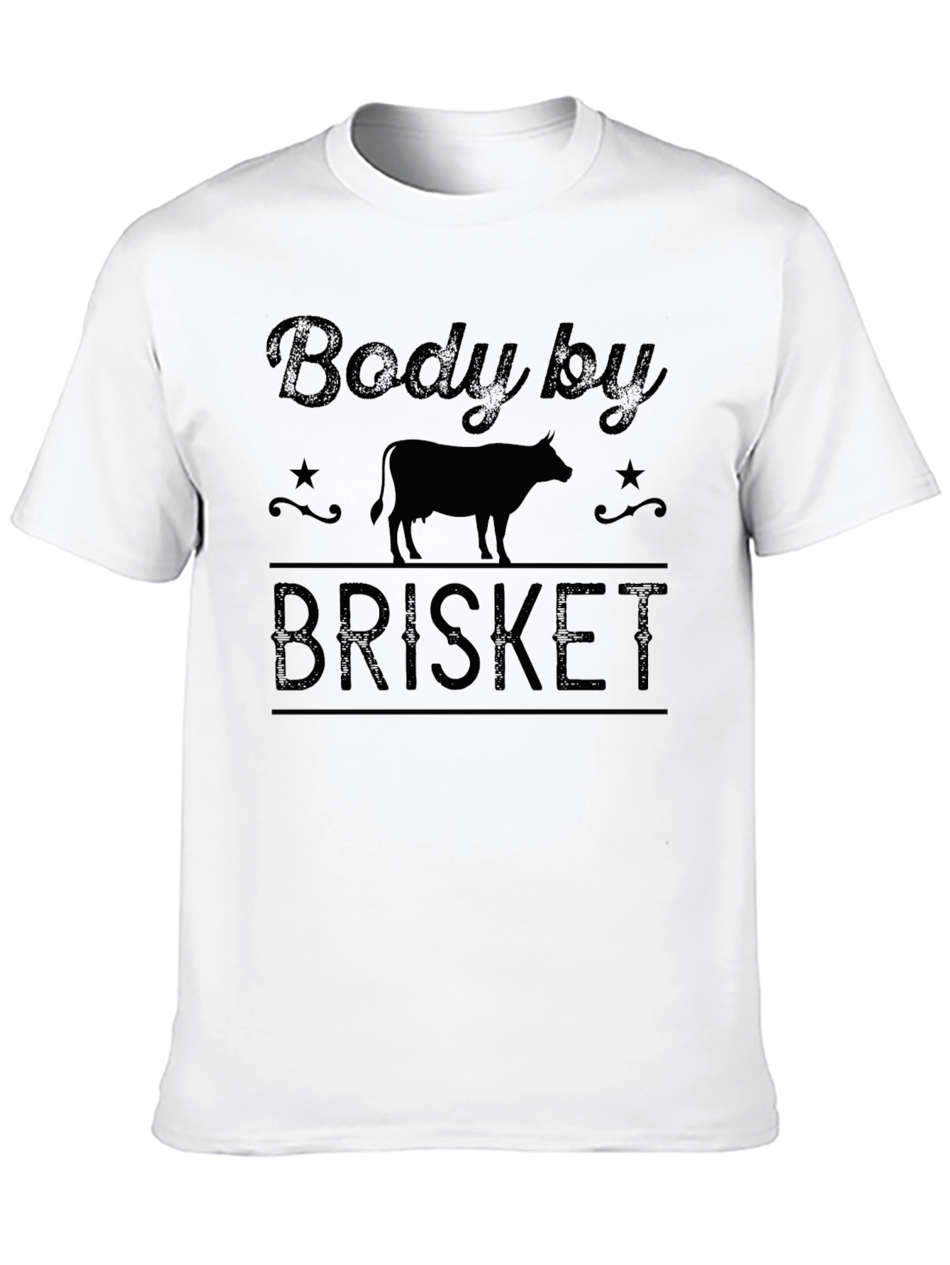 Body by Brisket Black Graphic Tee