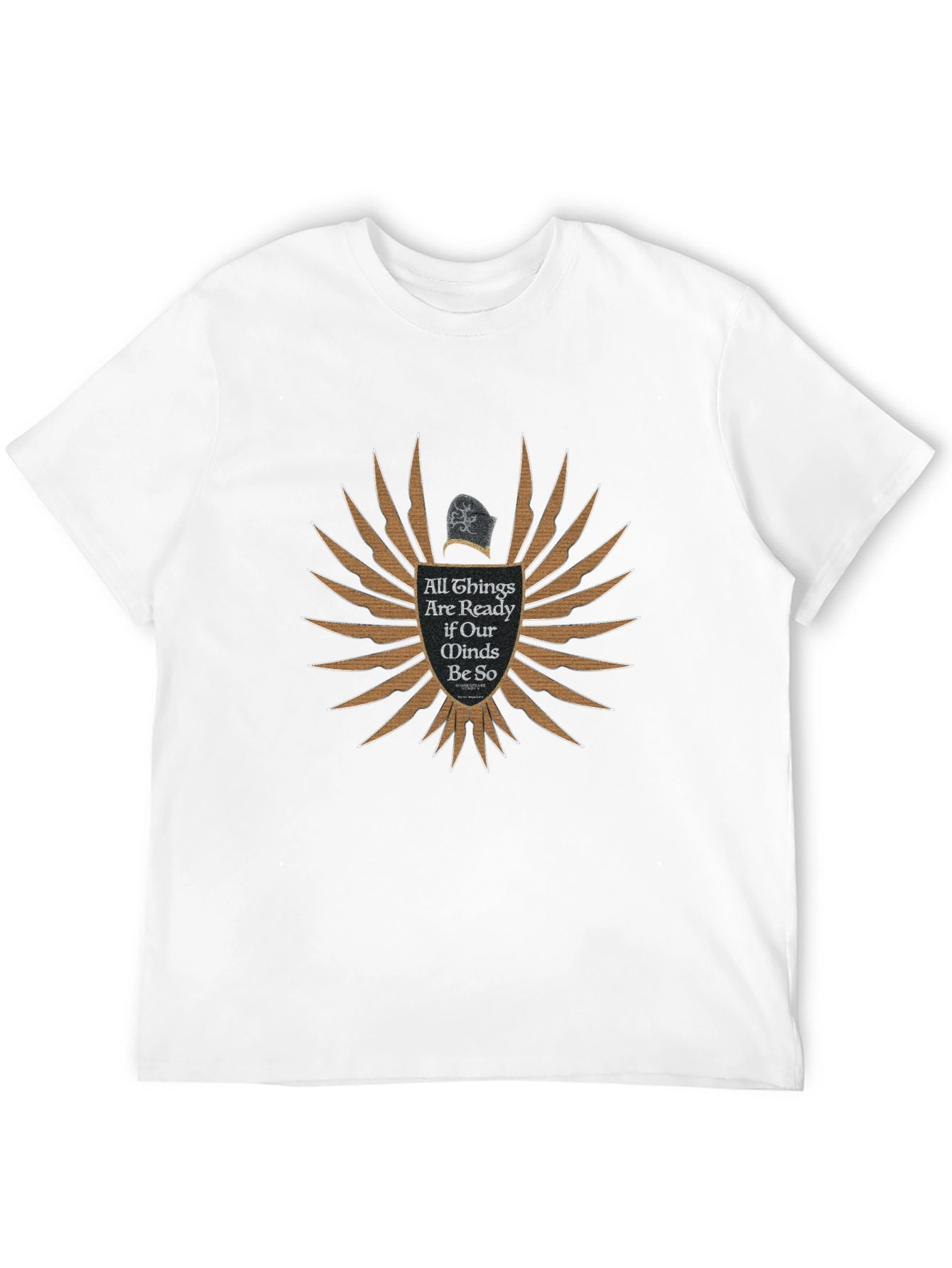 All Things Ready Black T-Shirt