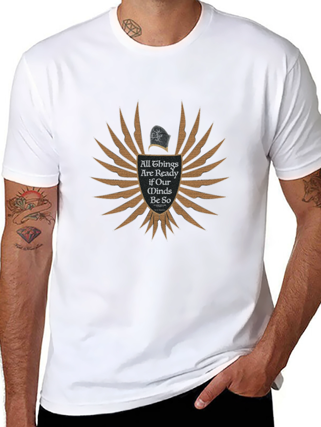 All Things Ready Black T-Shirt