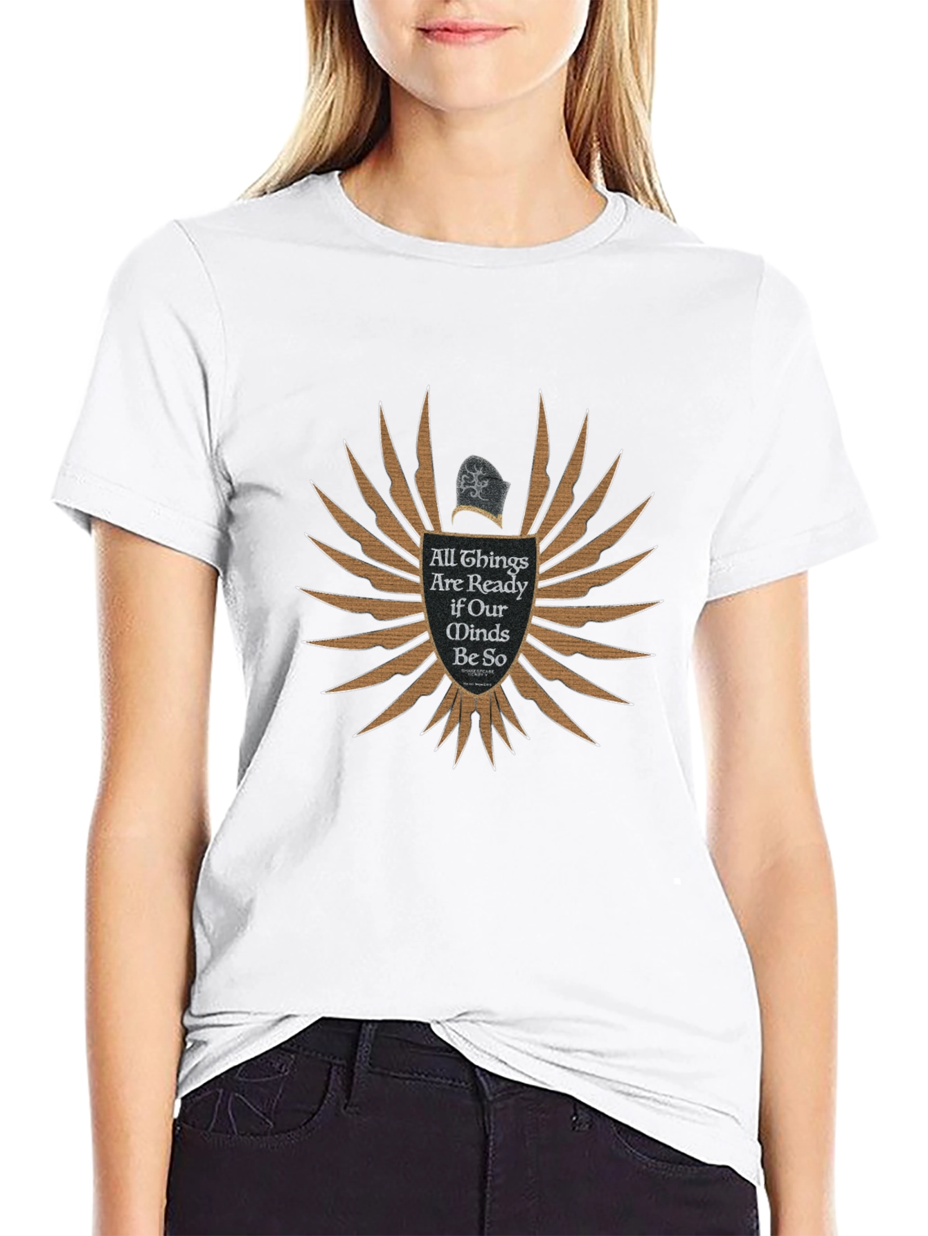 All Things Ready Black T-Shirt