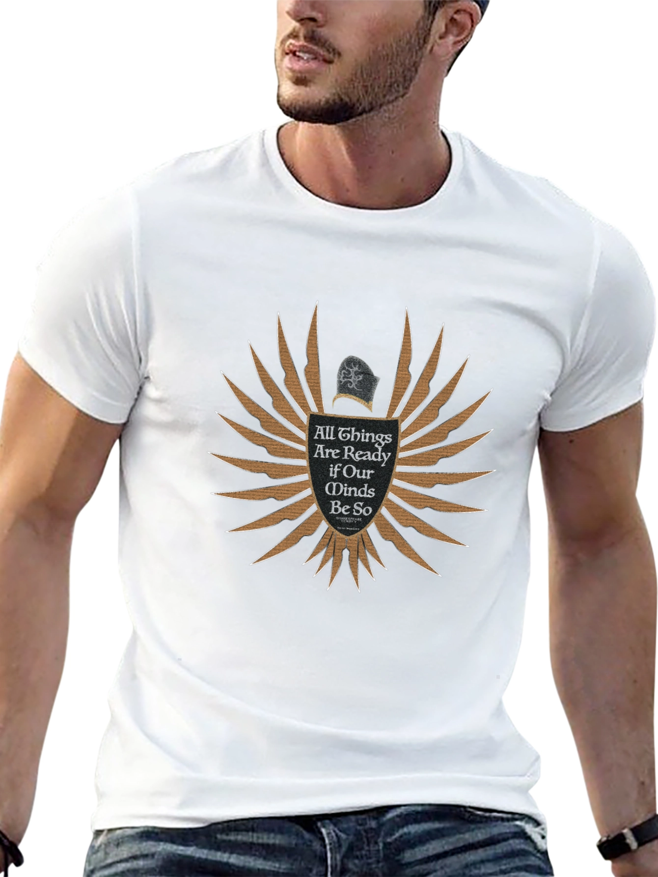 All Things Ready Black T-Shirt