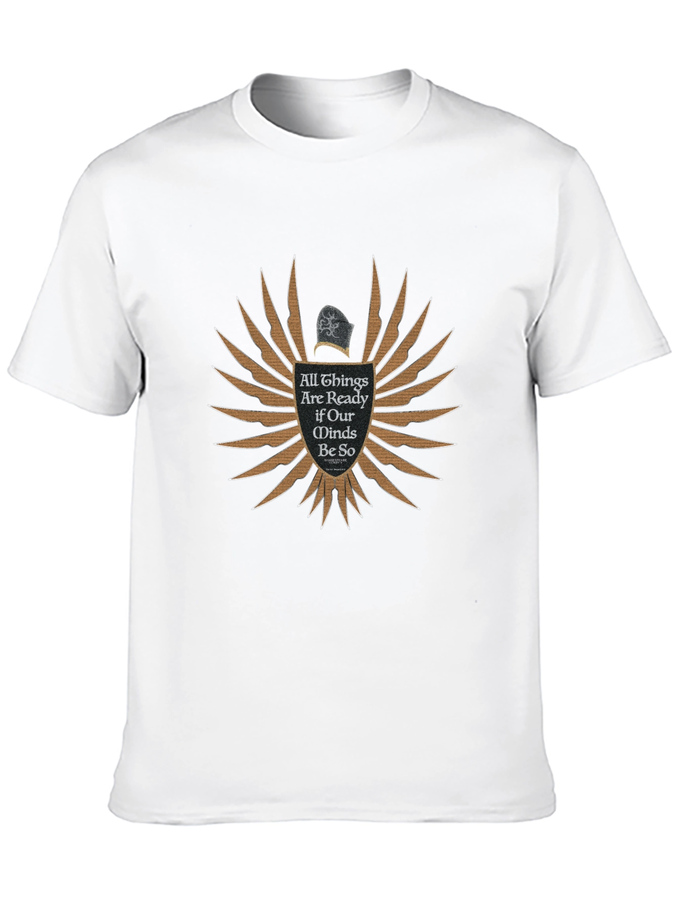 All Things Ready Black T-Shirt