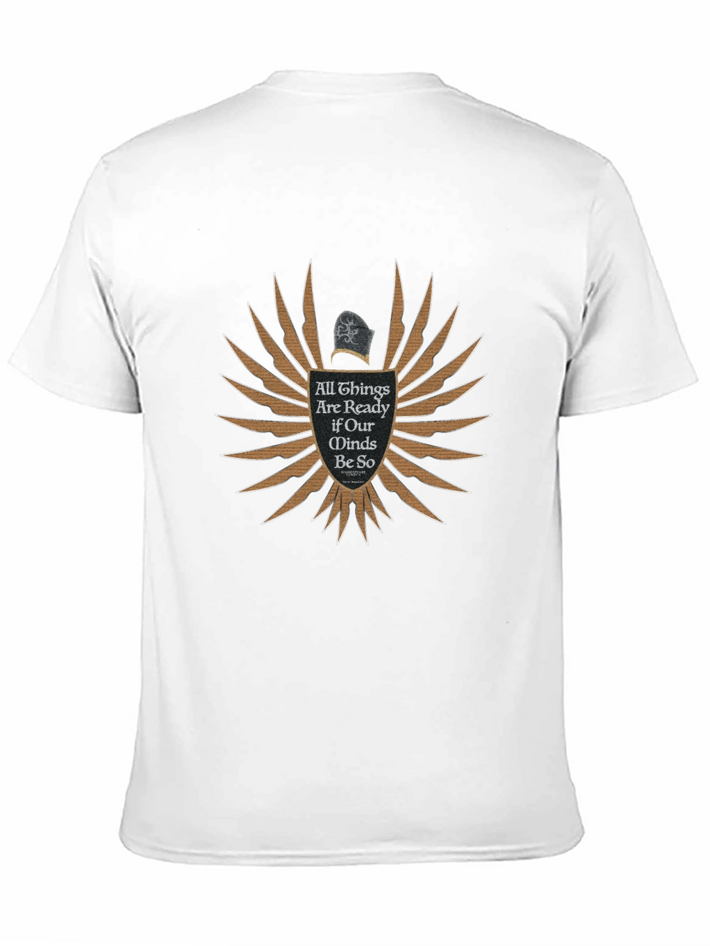 All Things Ready Black T-Shirt