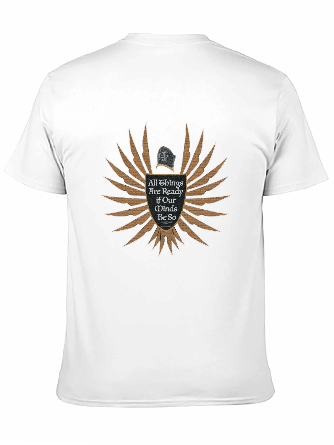 All Things Ready Black T-Shirt