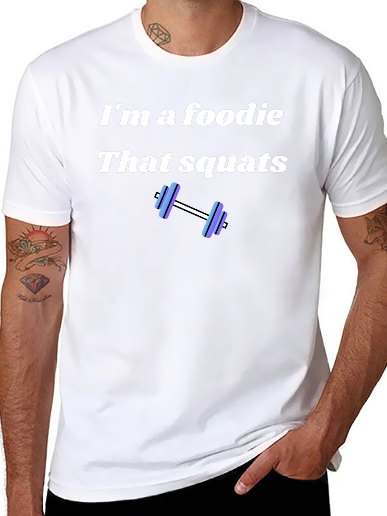 Foodie That Squats Black T-Shirt