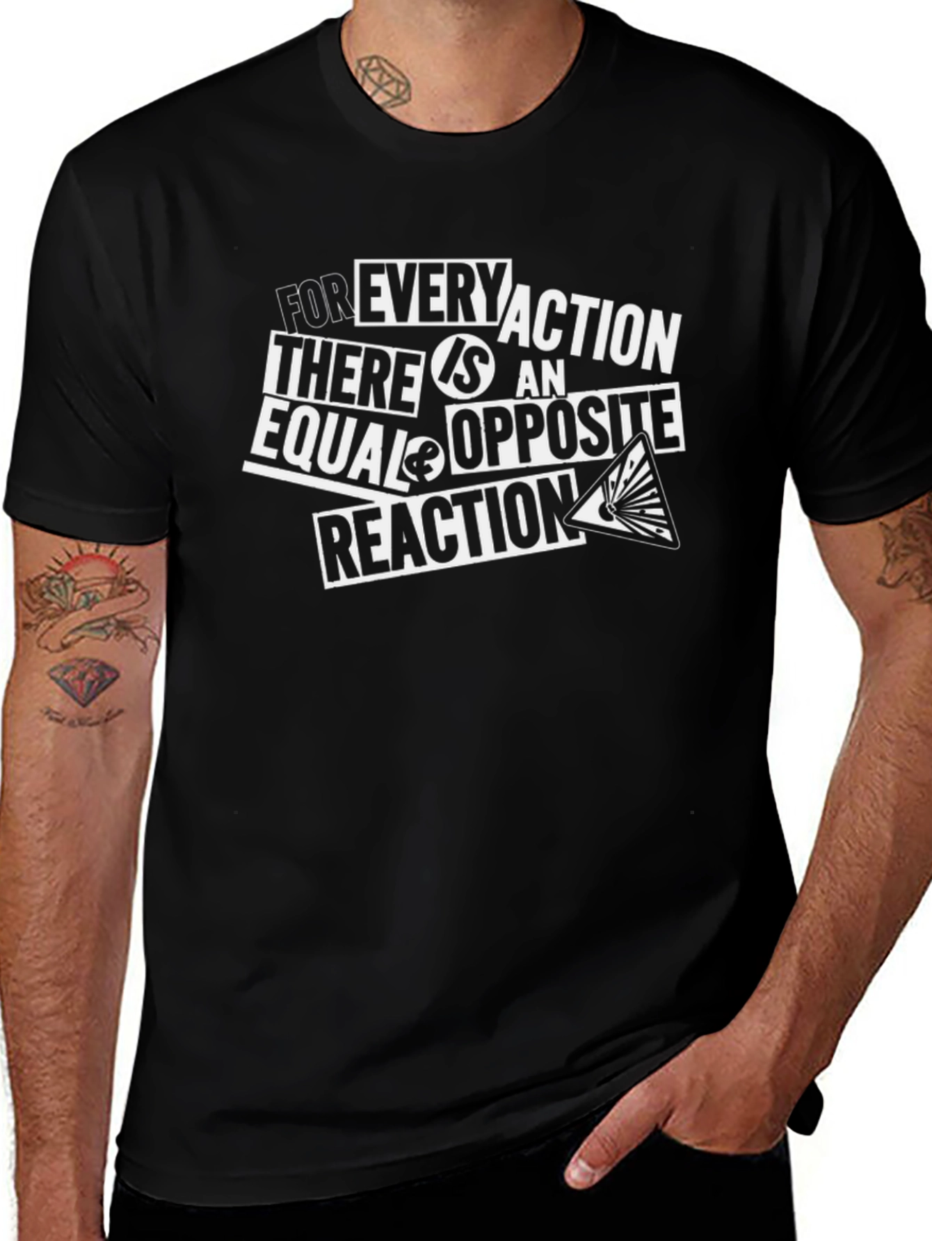 Science T-Shirt: Every Action Reaction