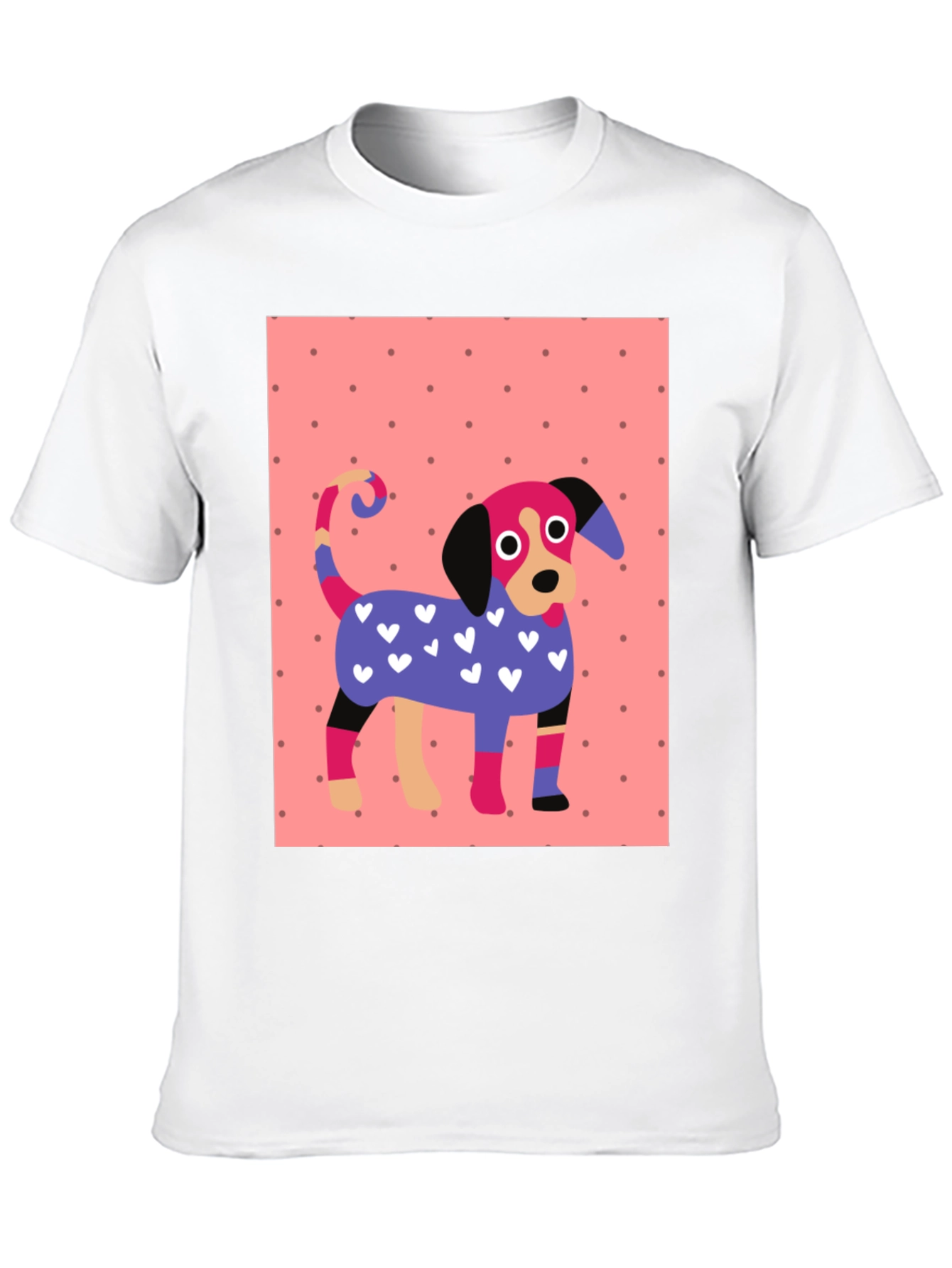 Dog Lover T-Shirt: Colorful Cartoon Dog Tee