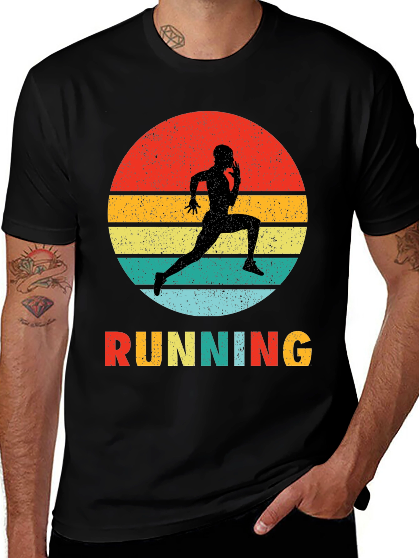 Retro Running T-Shirt