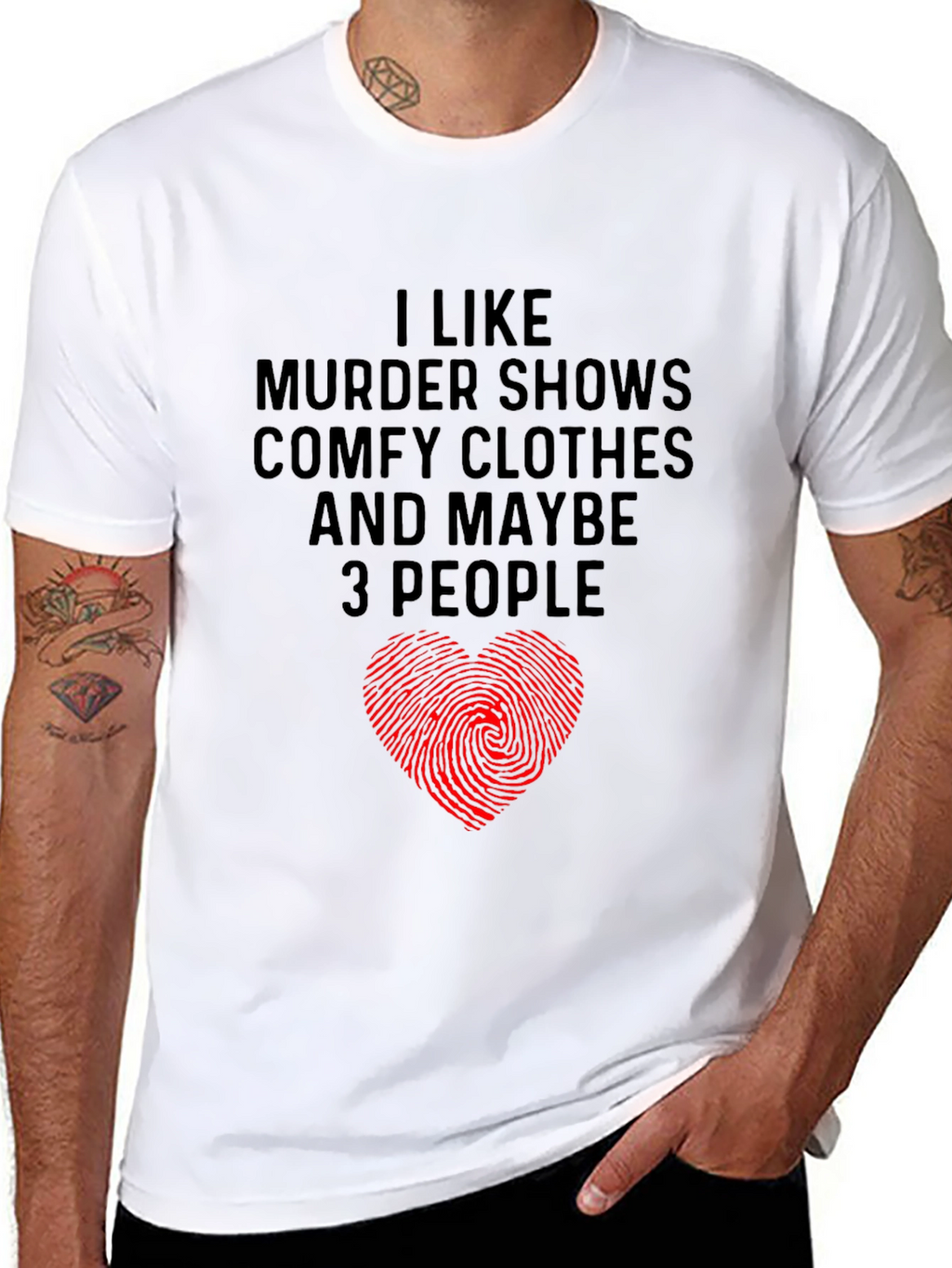Murder Shows & Comfy Clothes Graphic Tee
