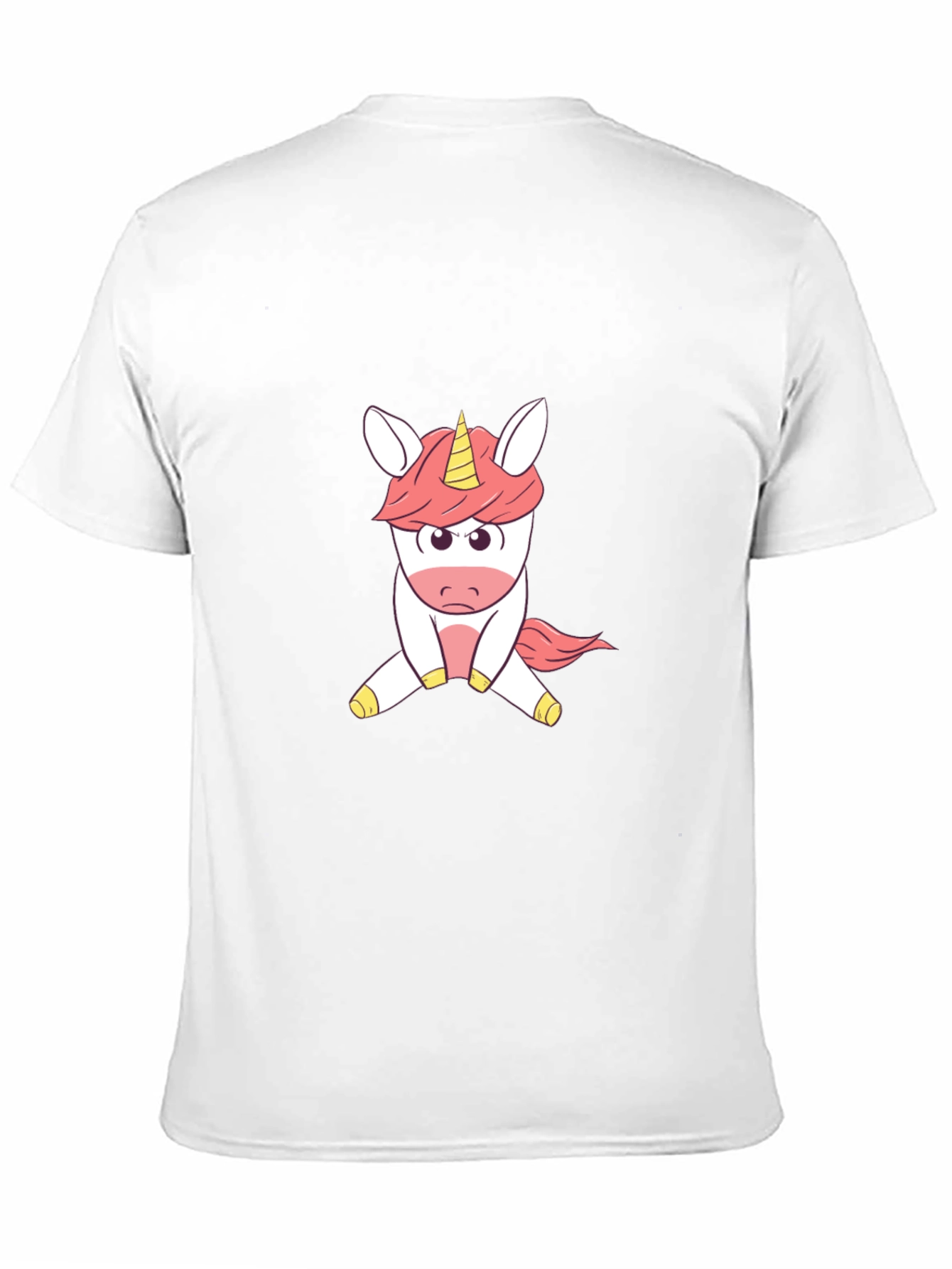 Unicorn Graphic Tee - Soft Black Cotton