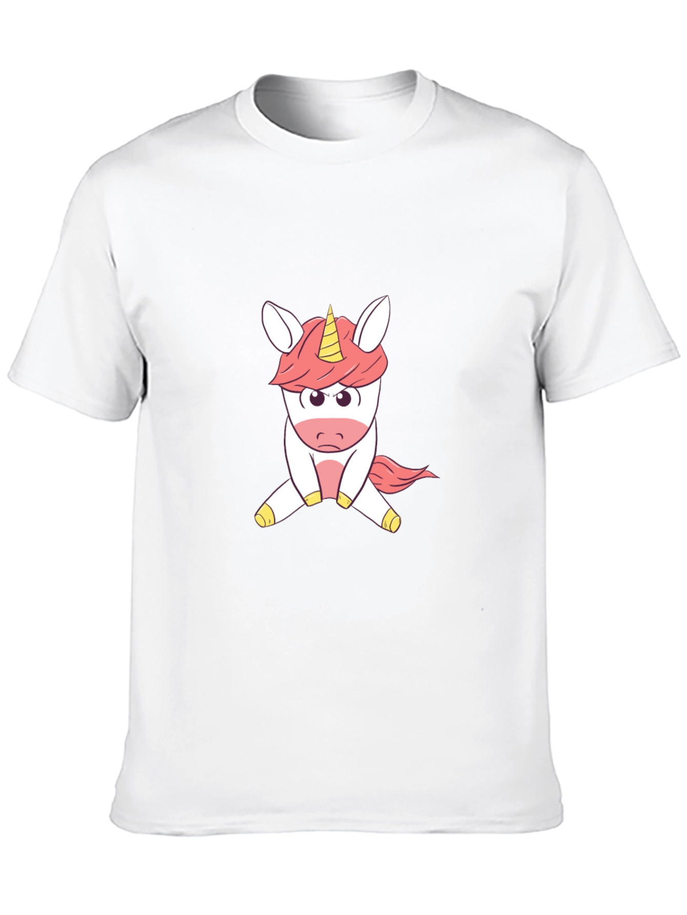 Unicorn Graphic Tee - Soft Black Cotton