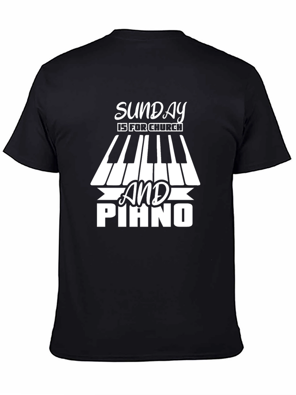 Sunday Church Piano T-Shirt