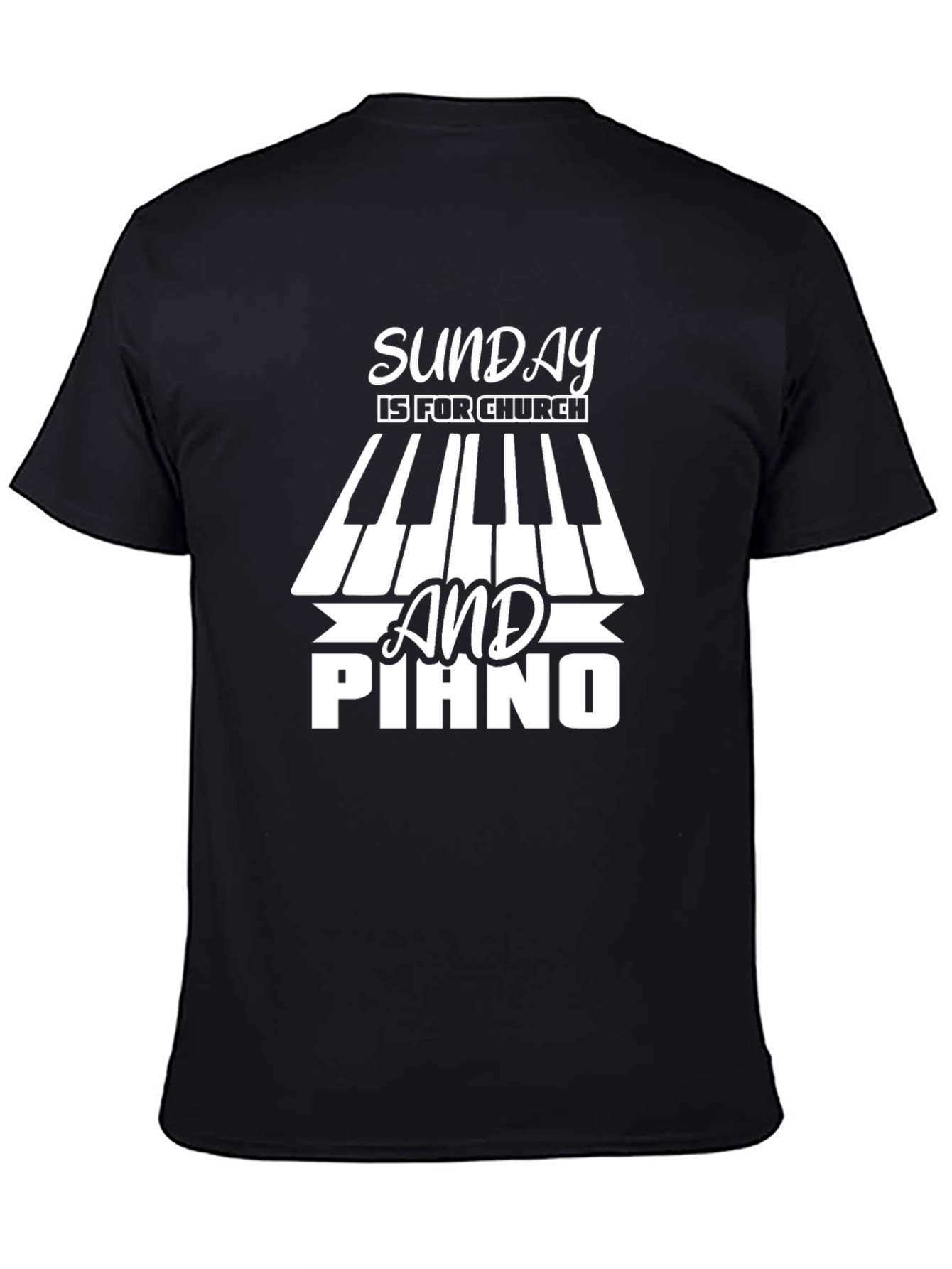 Sunday Church Piano T-Shirt