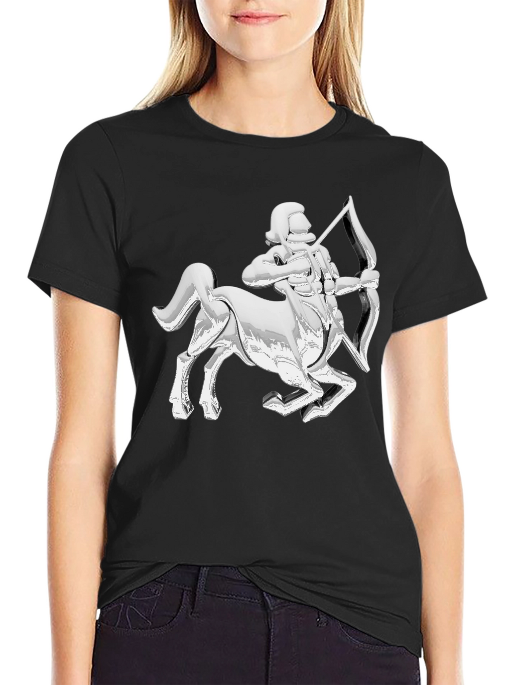 Sagittarius Zodiac T-Shirt - Black