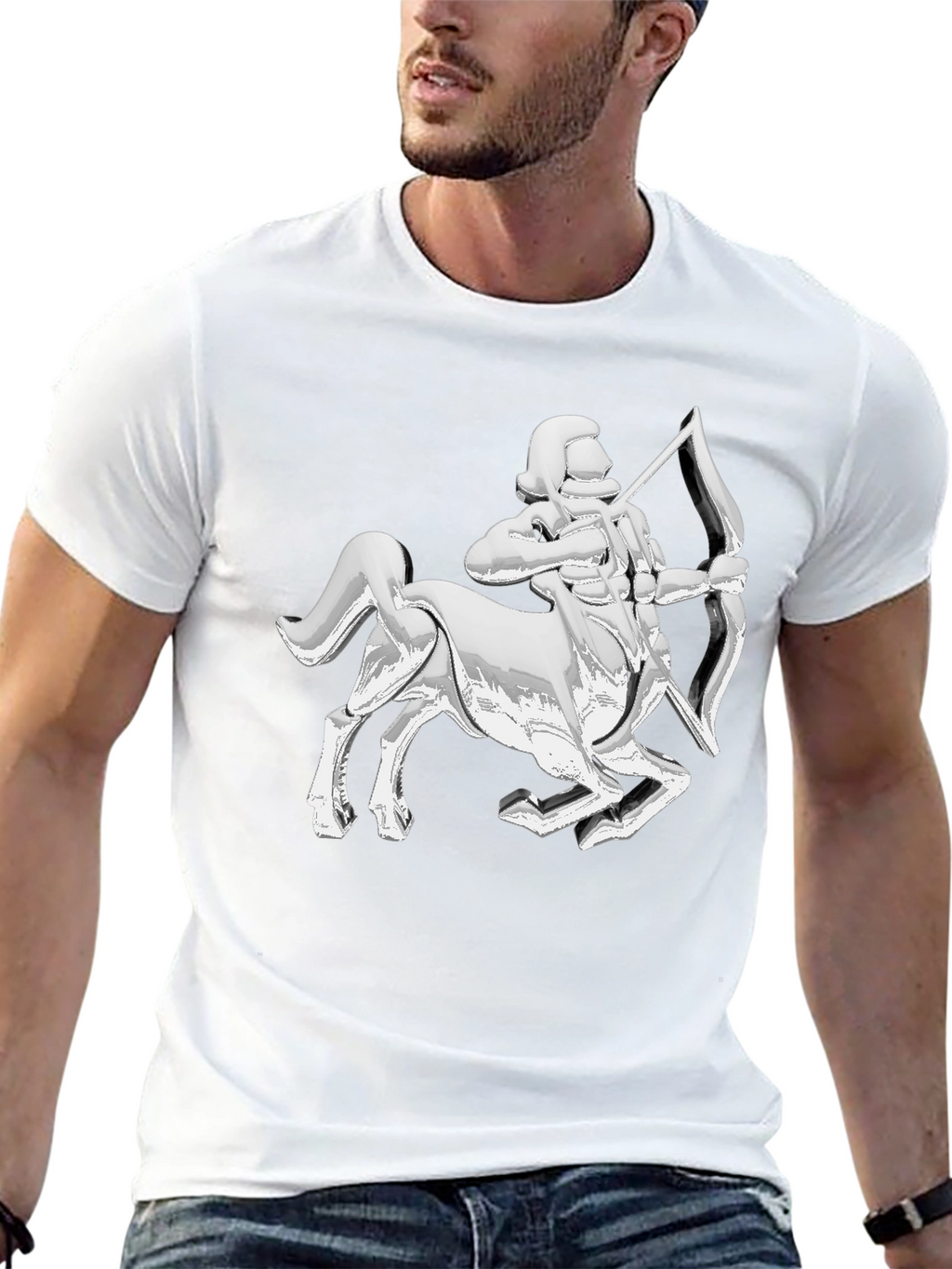 Sagittarius Zodiac T-Shirt - Black