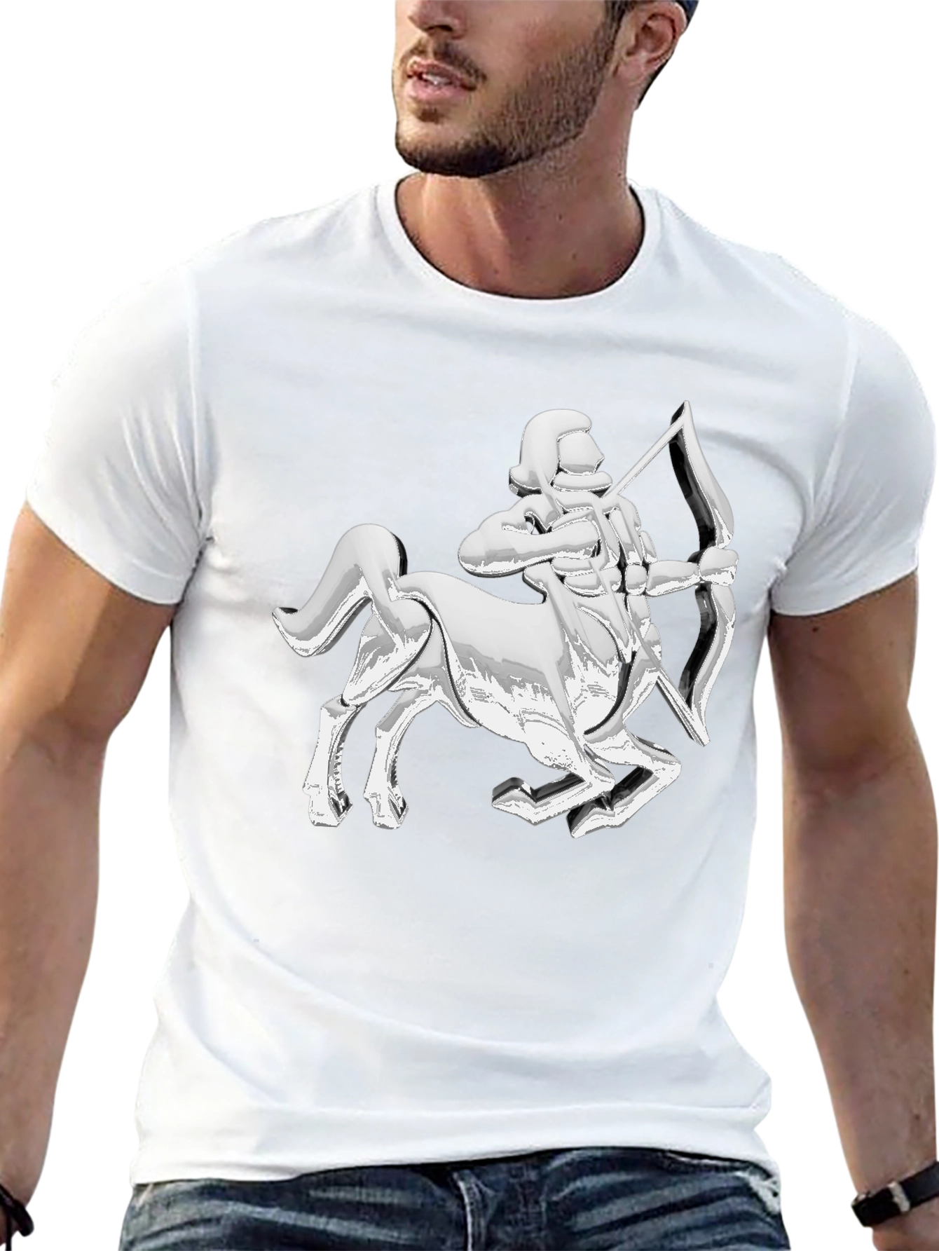 Sagittarius Zodiac T-Shirt - Black