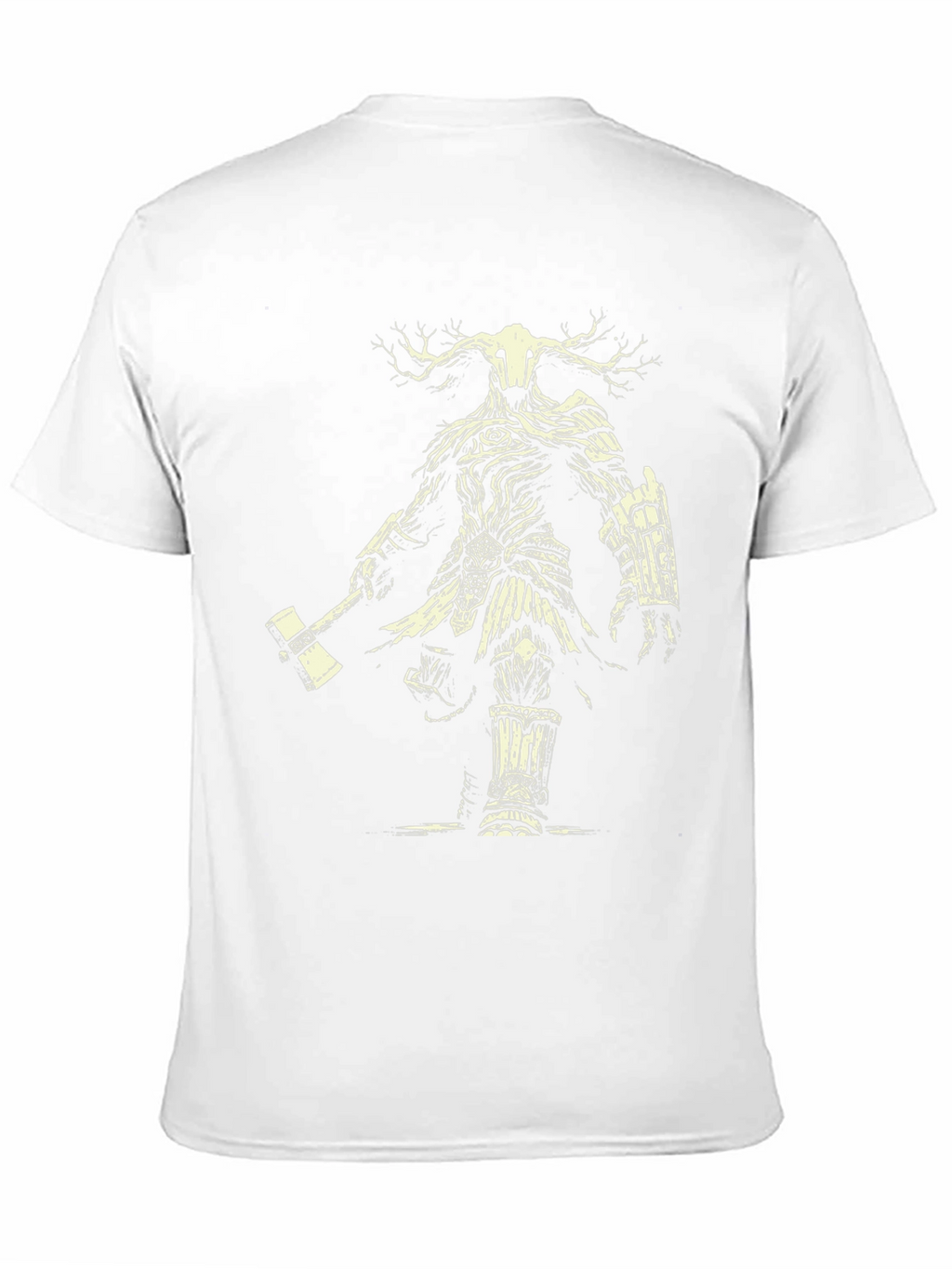 Mystic Forest Warrior Graphic Tee - Black