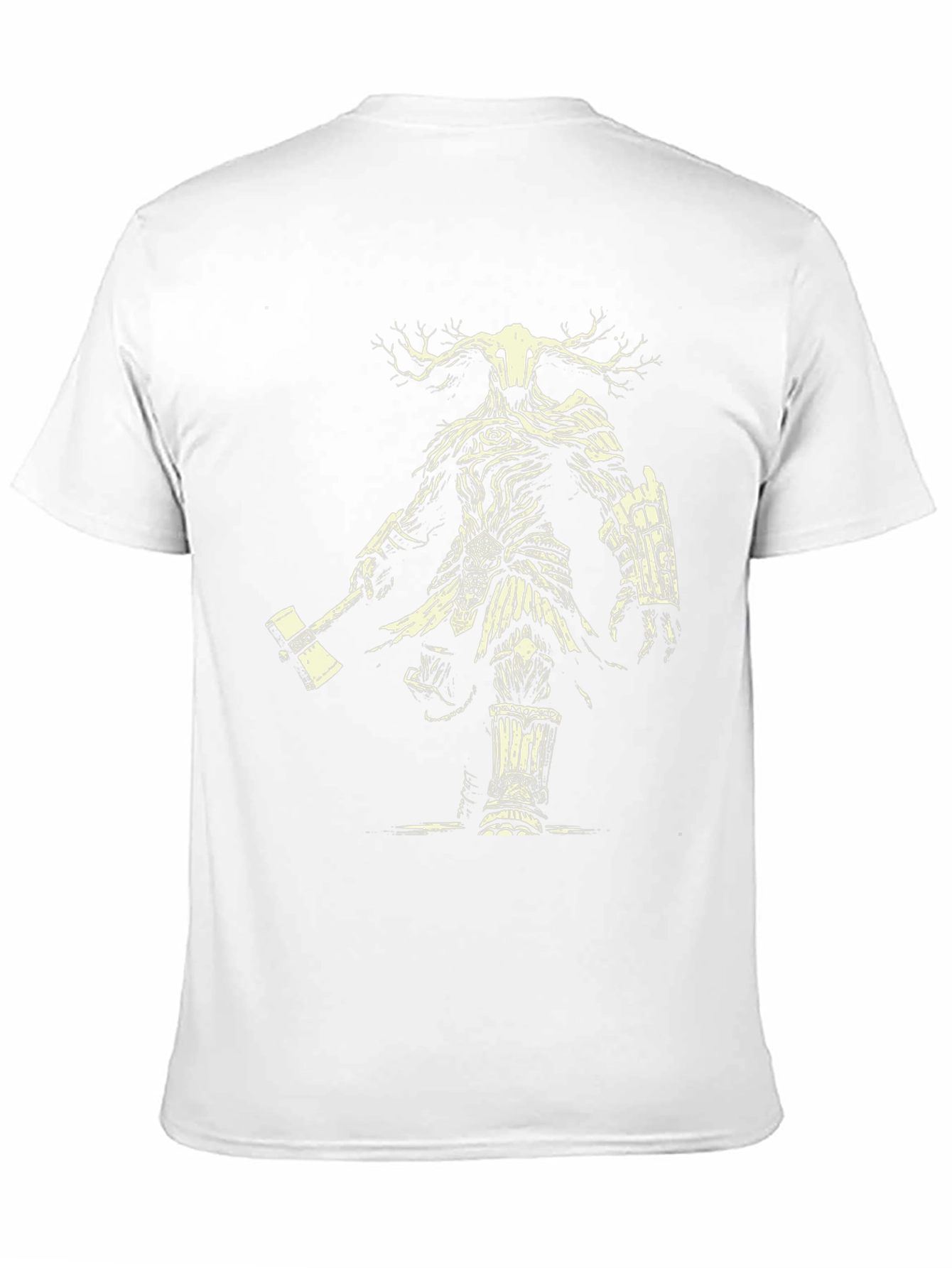 Mystic Forest Warrior Graphic Tee - Black