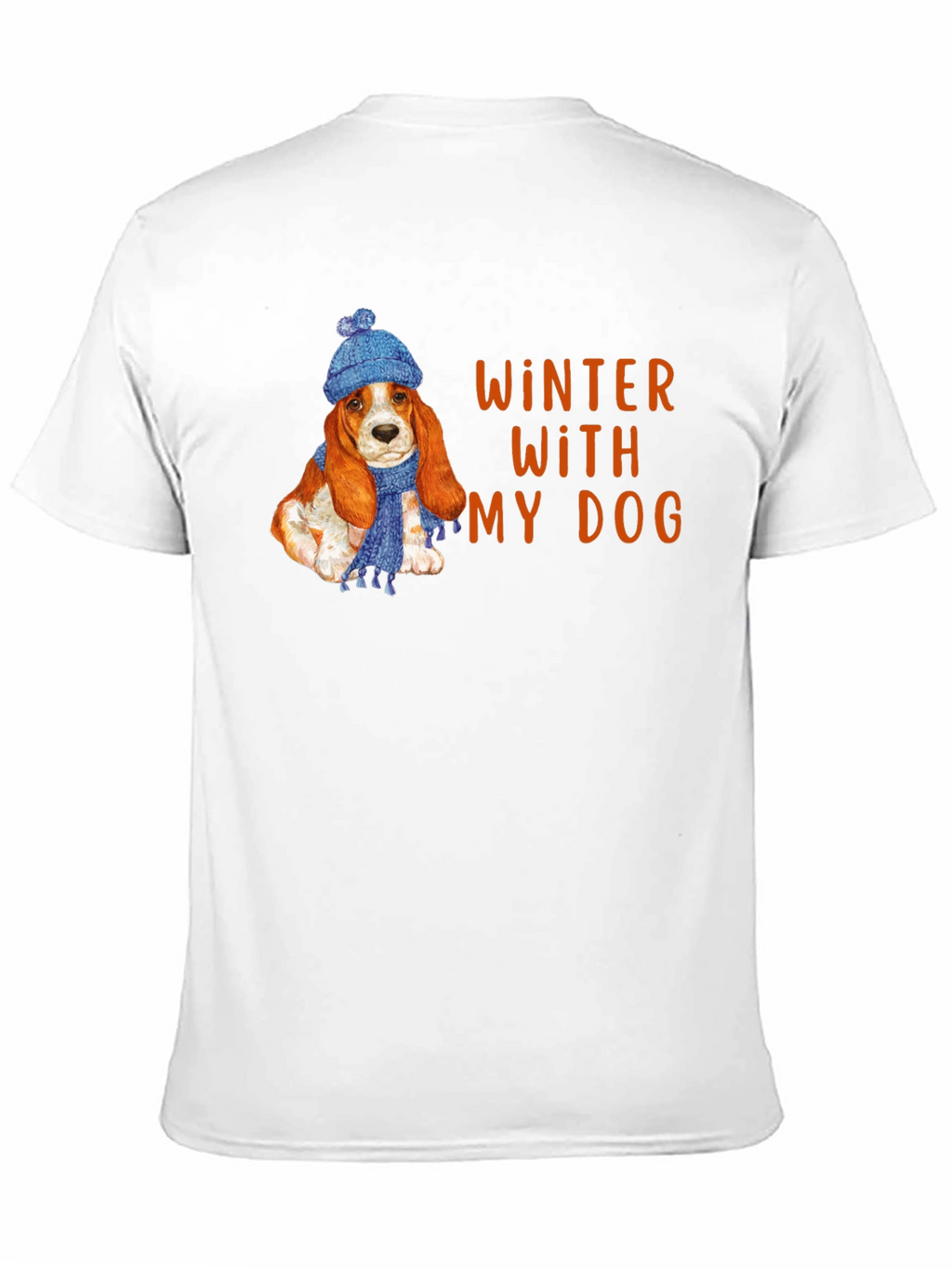 Winter With My Dog T-Shirt Cute Puppy Tee