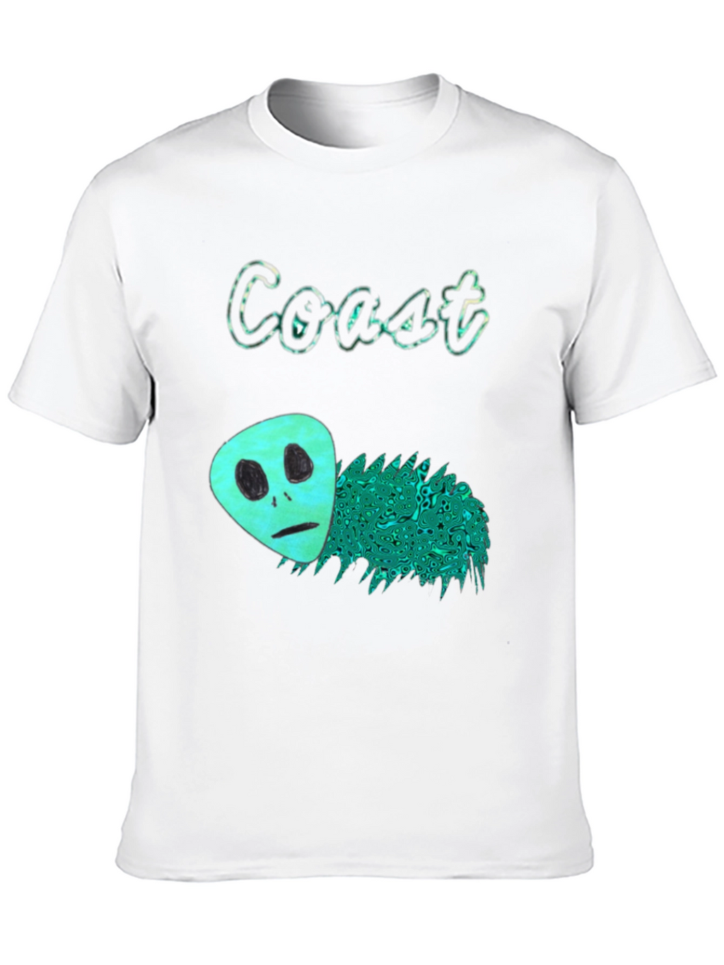 Coast Alien Graphic Black T-Shirt