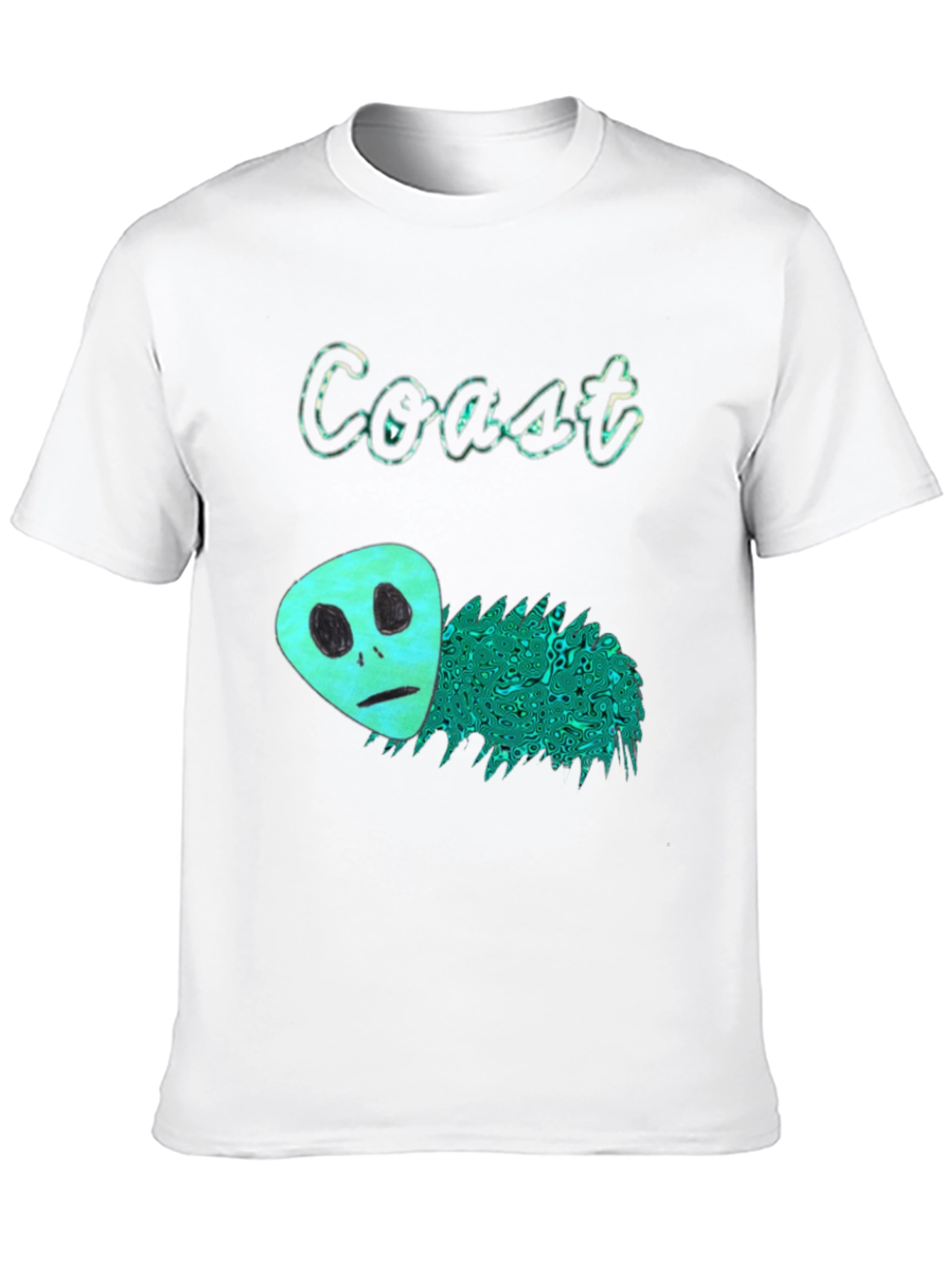 Coast Alien Graphic Black T-Shirt