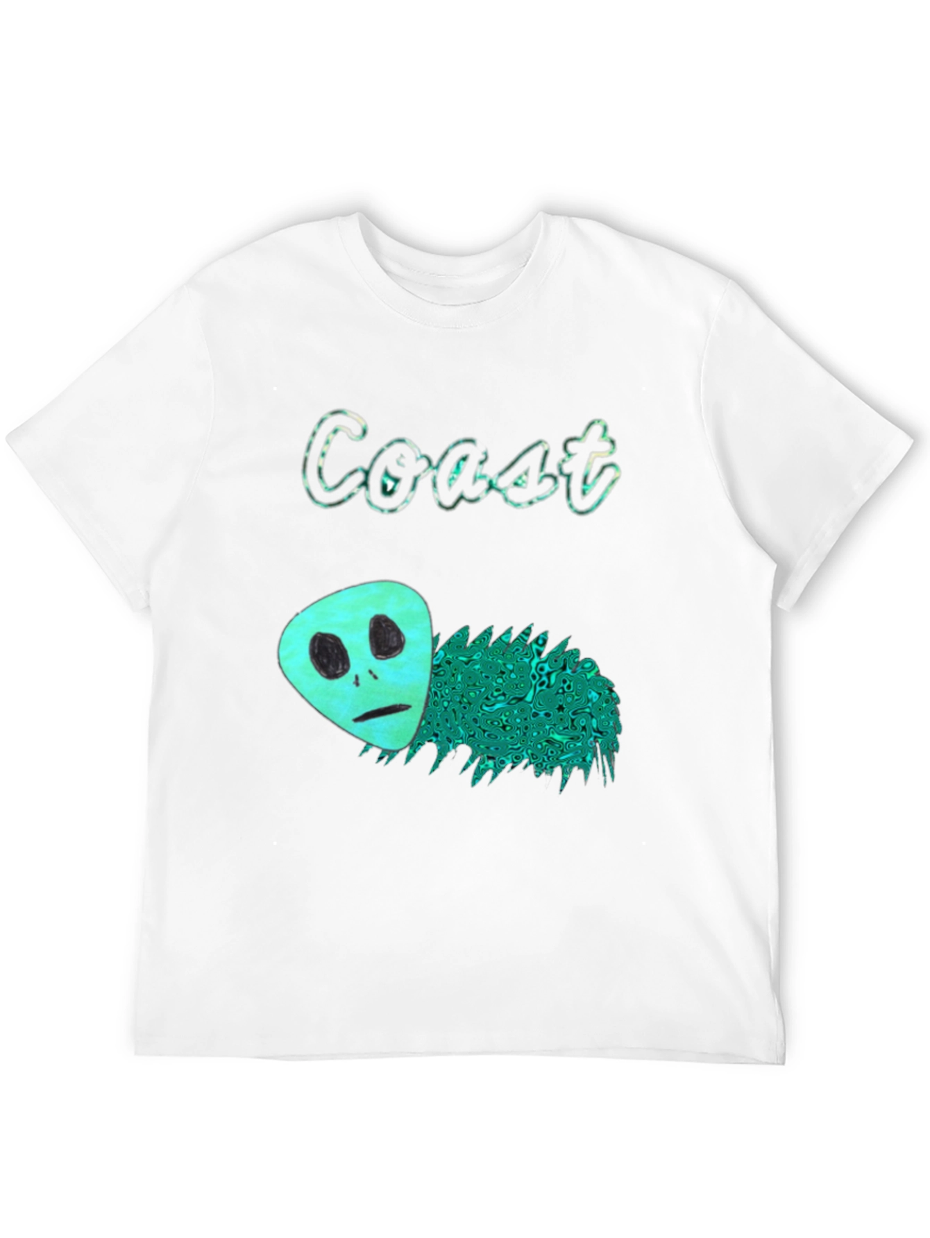 Coast Alien Graphic Black T-Shirt