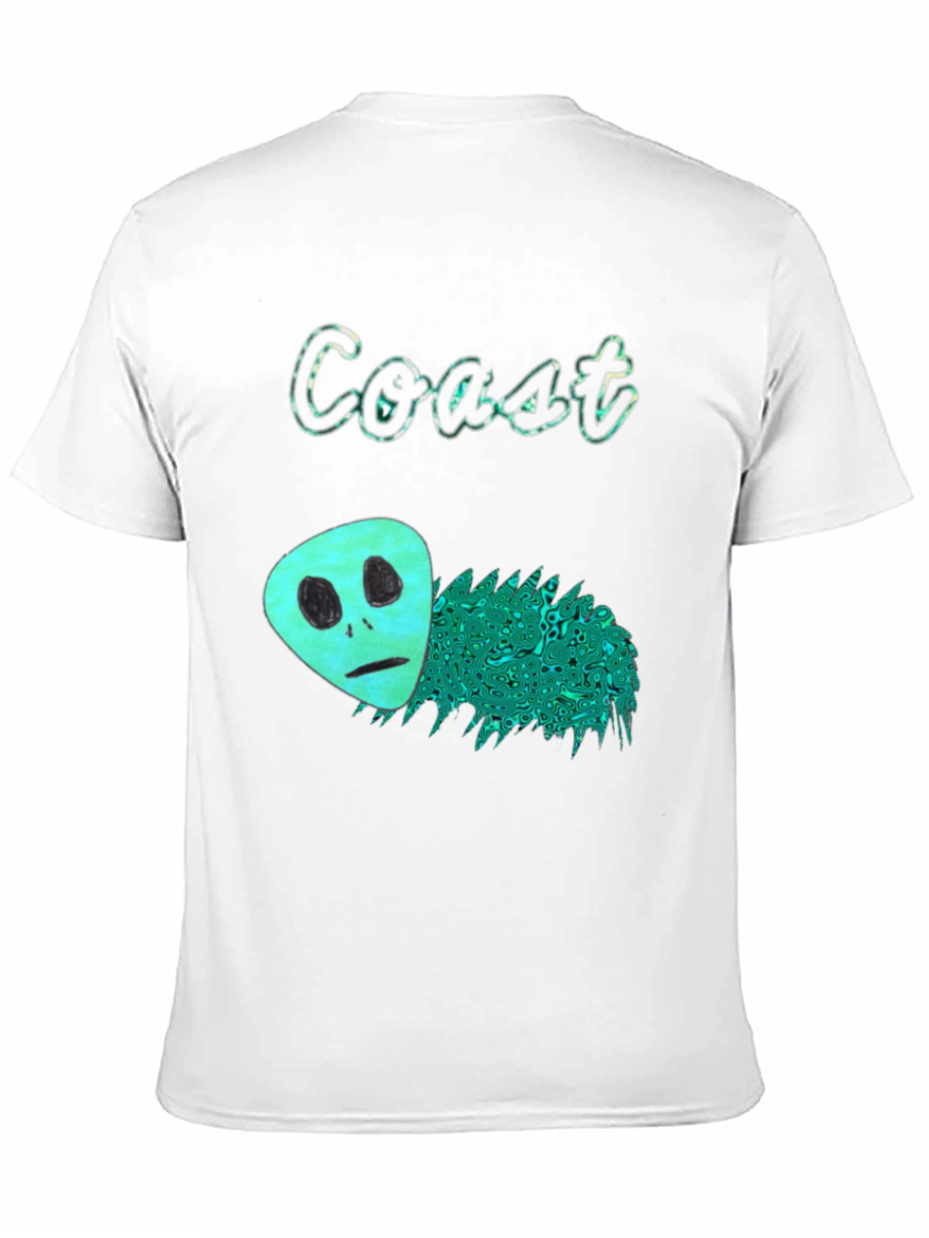 Coast Alien Graphic Black T-Shirt