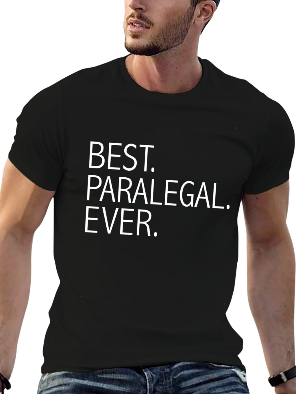 Best Paralegal Ever T-Shirt - Black