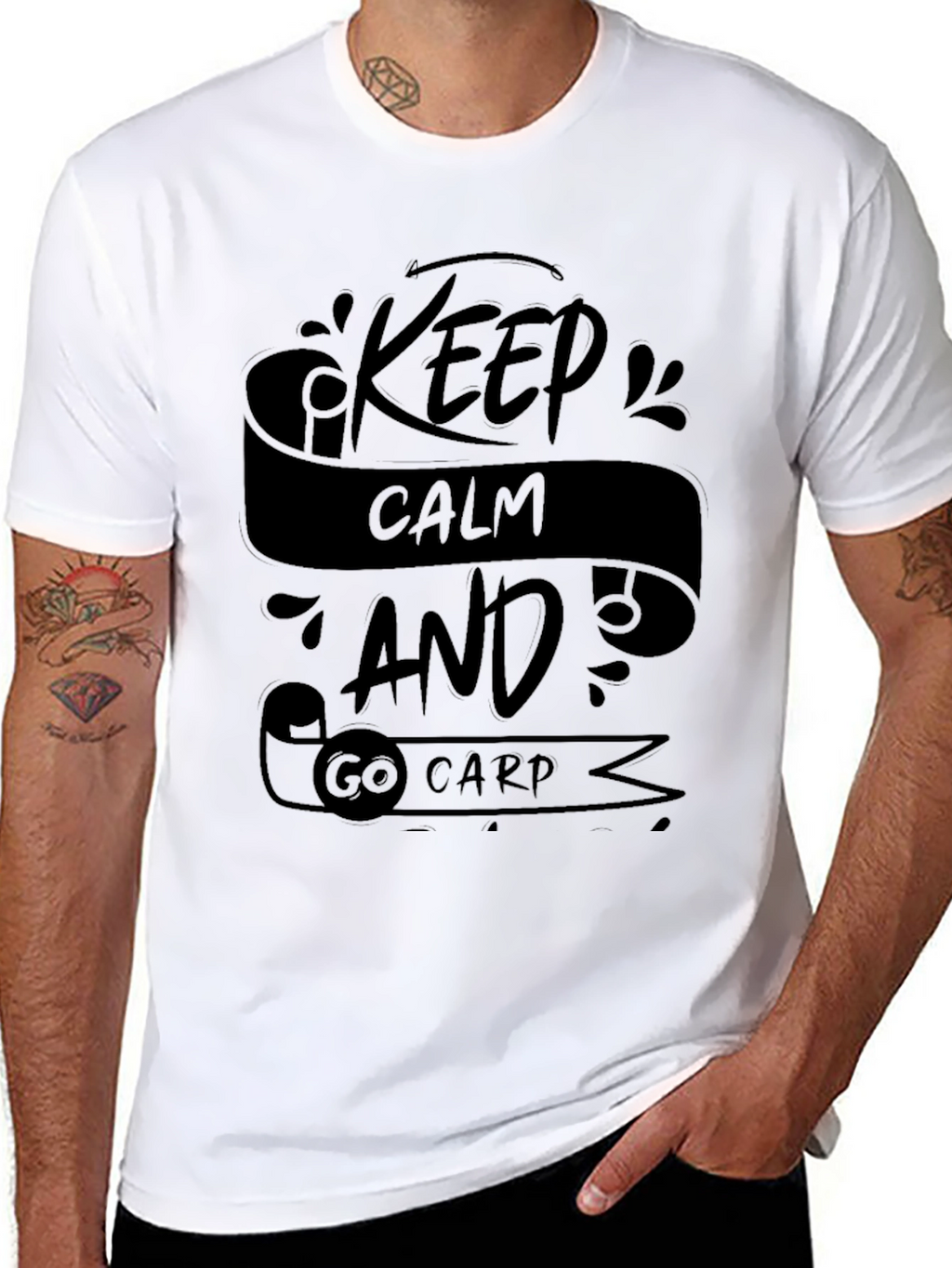 Keep Calm and Go Carp Fishing T-Shirt