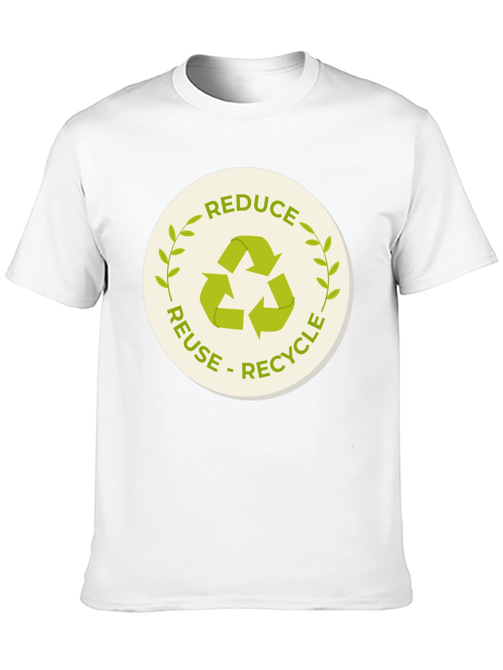 Eco-Friendly Reduce Reuse Recycle Graphic T-Shirt