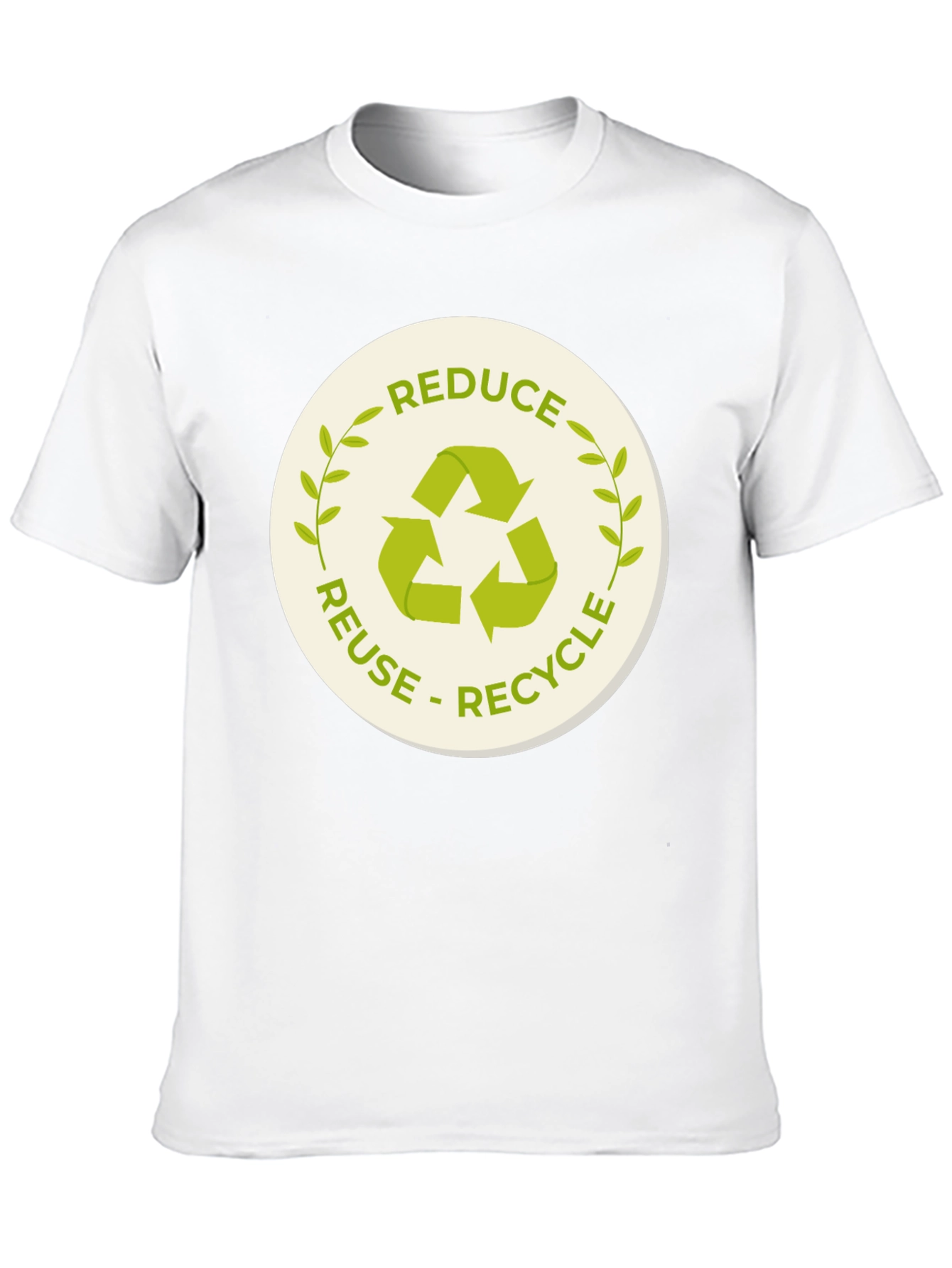 Eco-Friendly Reduce Reuse Recycle Graphic T-Shirt