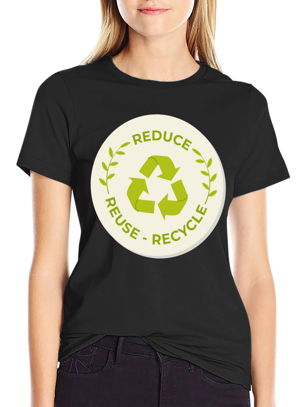 Eco-Friendly Reduce Reuse Recycle Graphic T-Shirt
