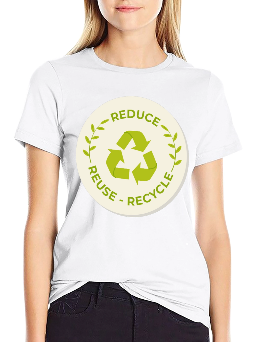 Eco-Friendly Reduce Reuse Recycle Graphic T-Shirt