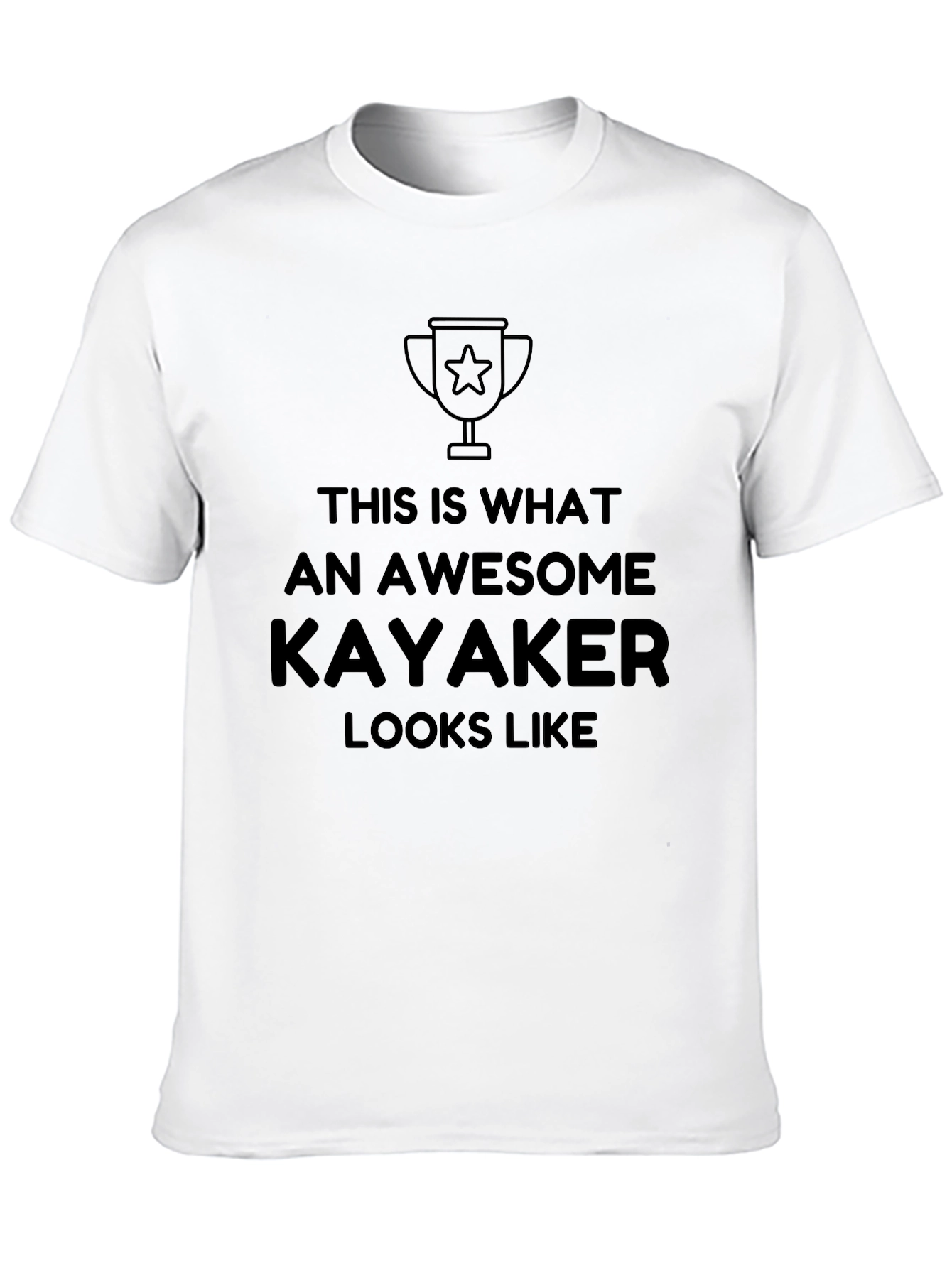 Awesome Kayaker T-Shirt - Black