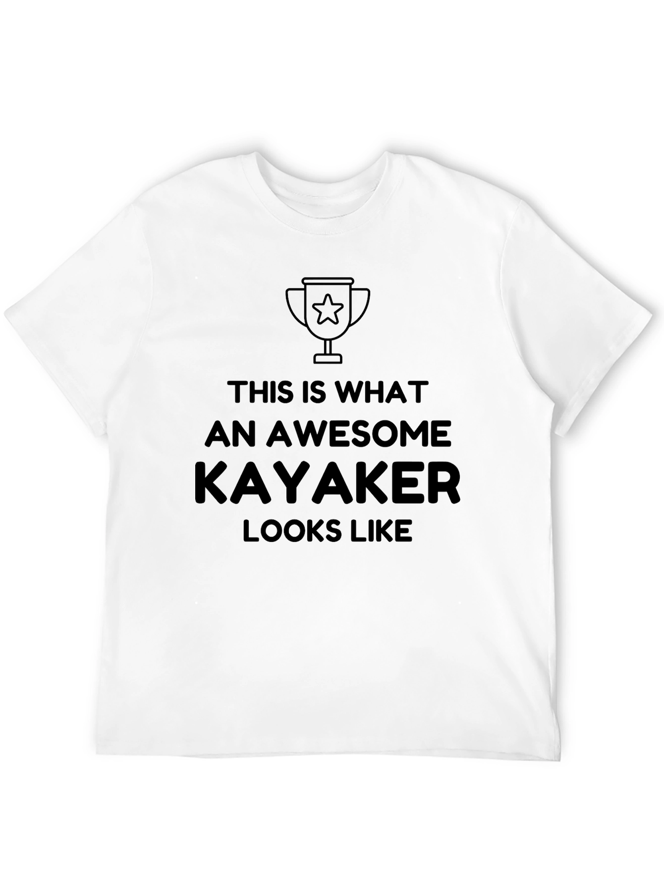 Awesome Kayaker T-Shirt - Black