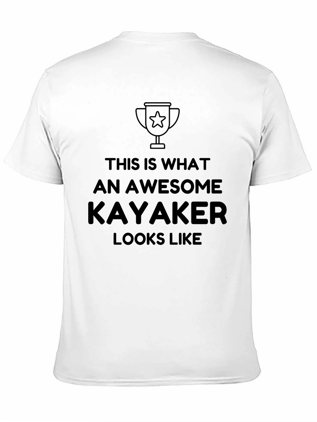 Awesome Kayaker T-Shirt - Black