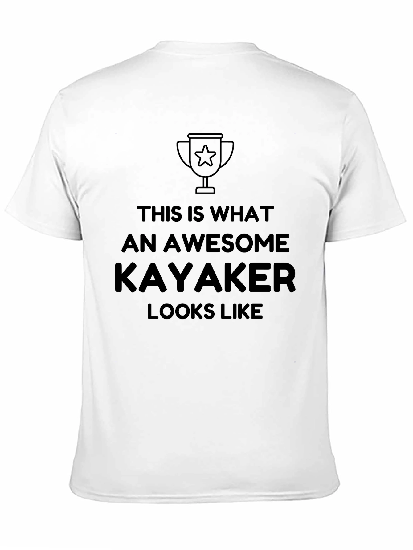 Awesome Kayaker T-Shirt - Black