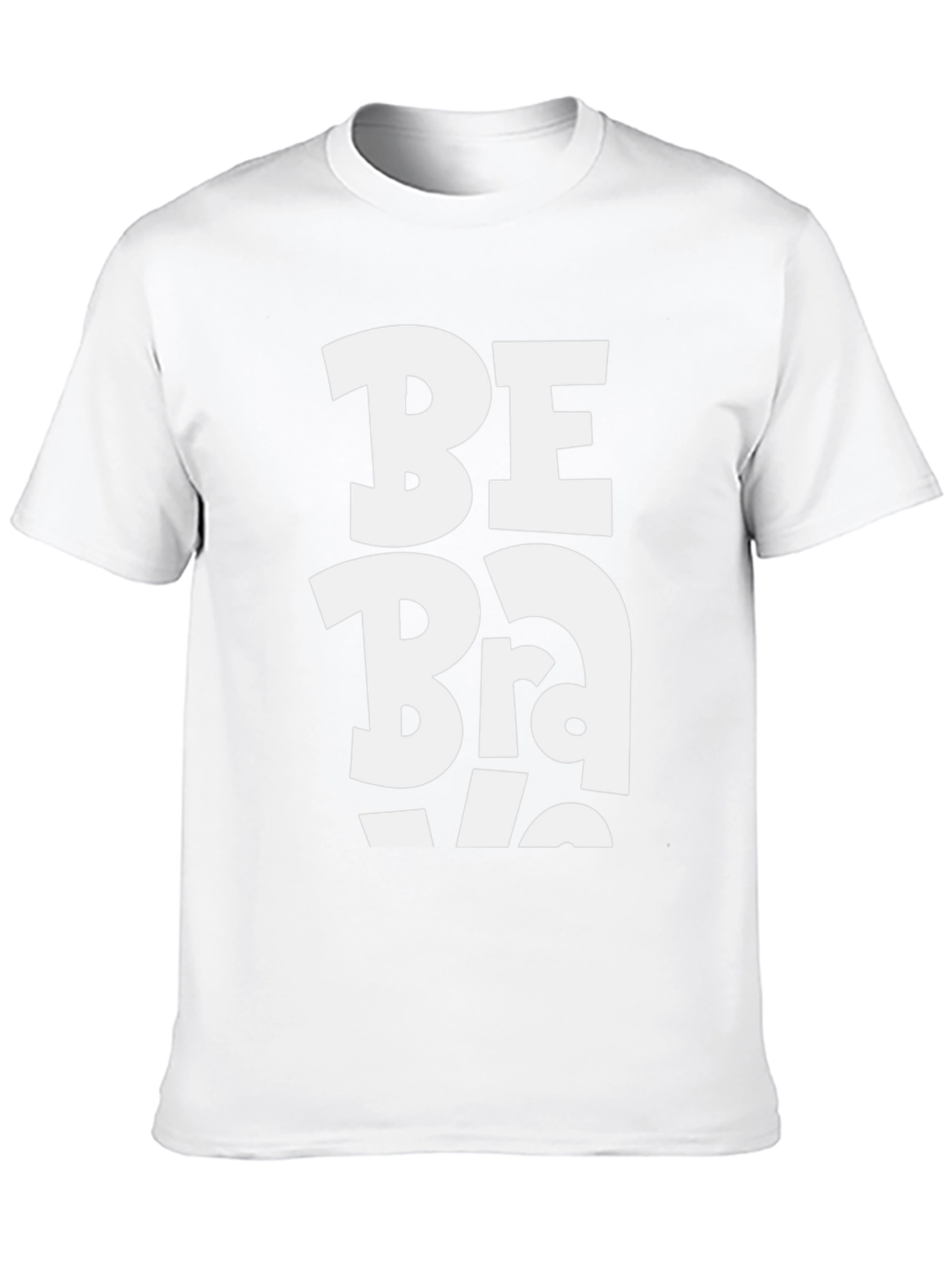 Be Brave T-Shirt - Black Graphic Tee