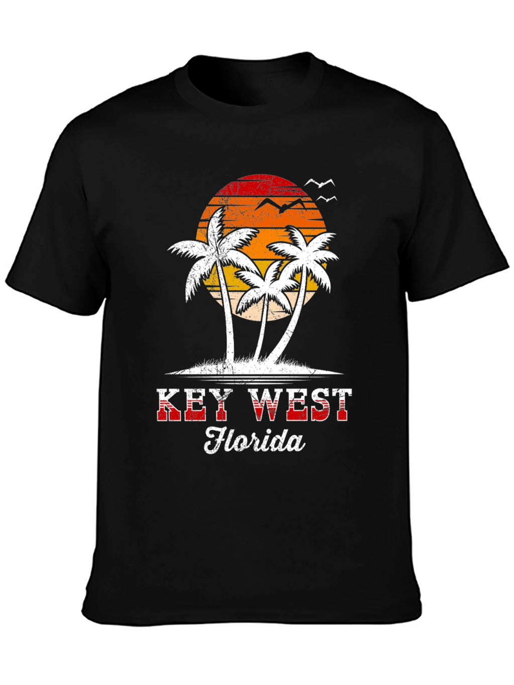 Key West Florida Palm Tree Graphic Tee