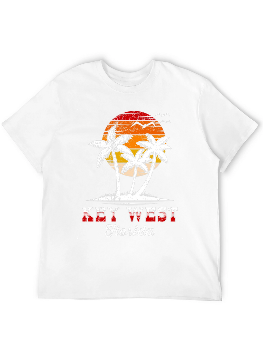Key West Florida Palm Tree Graphic Tee