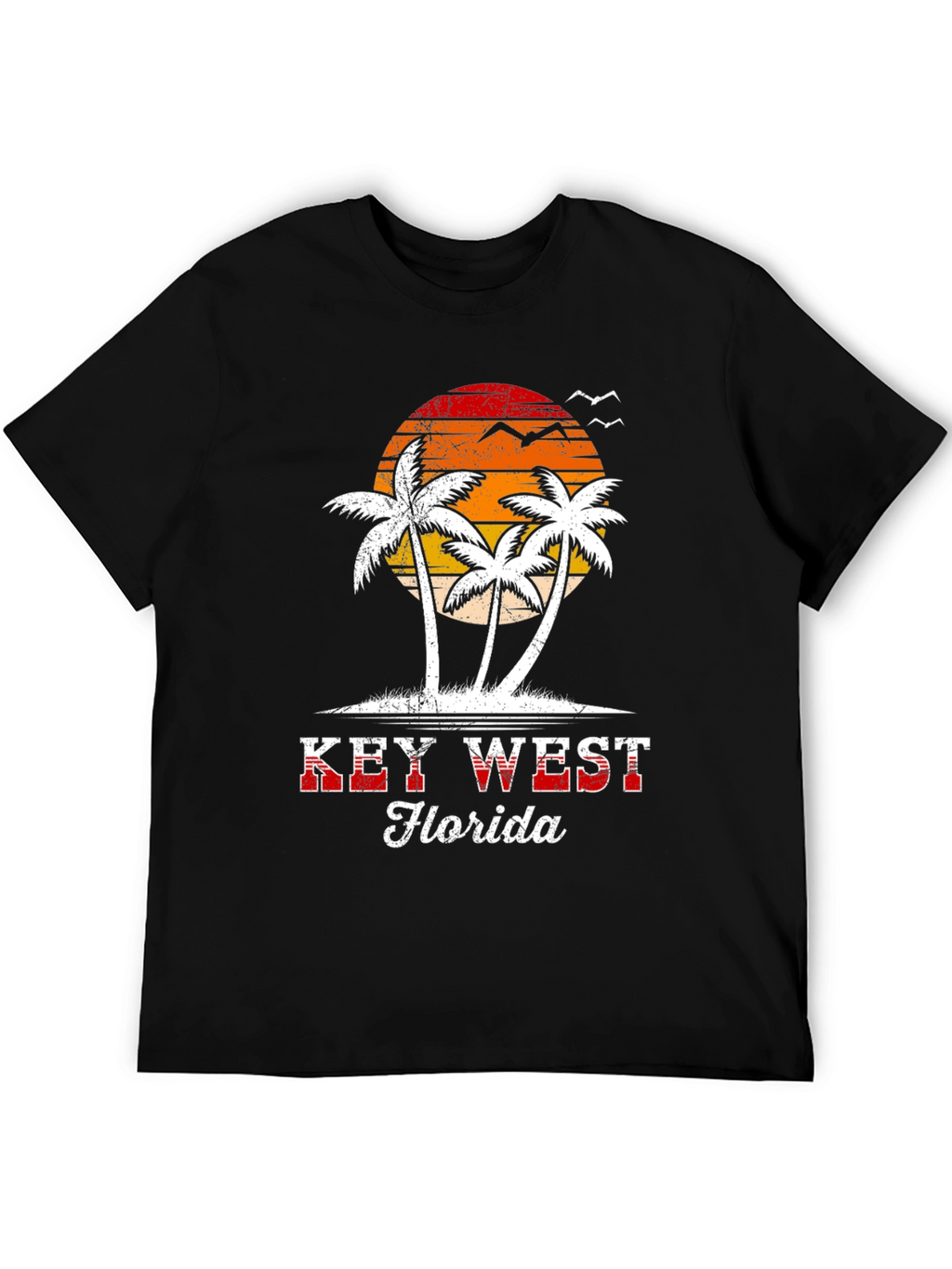 Key West Florida Palm Tree Graphic Tee