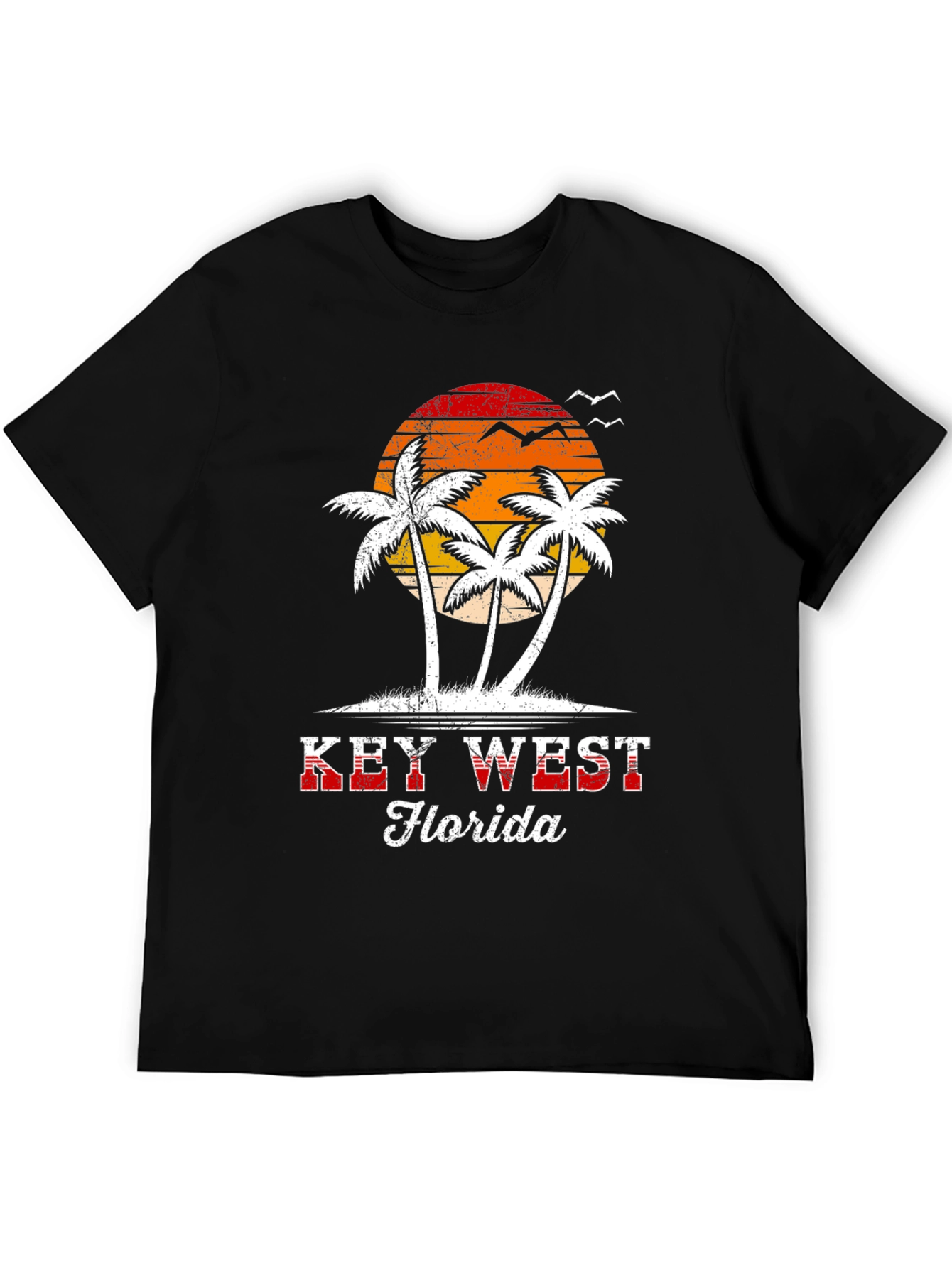 Key West Florida Palm Tree Graphic Tee