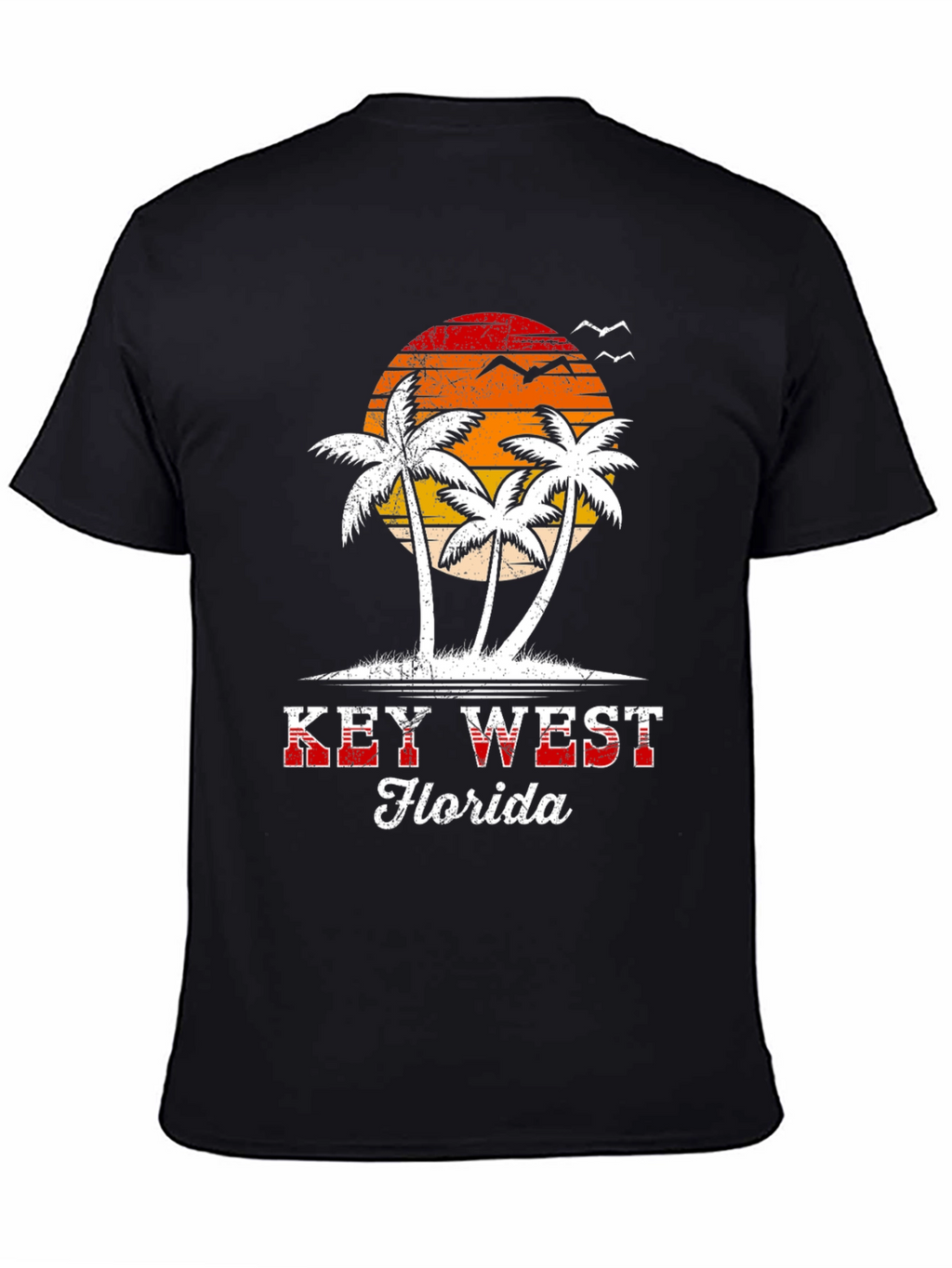 Key West Florida Palm Tree Graphic Tee