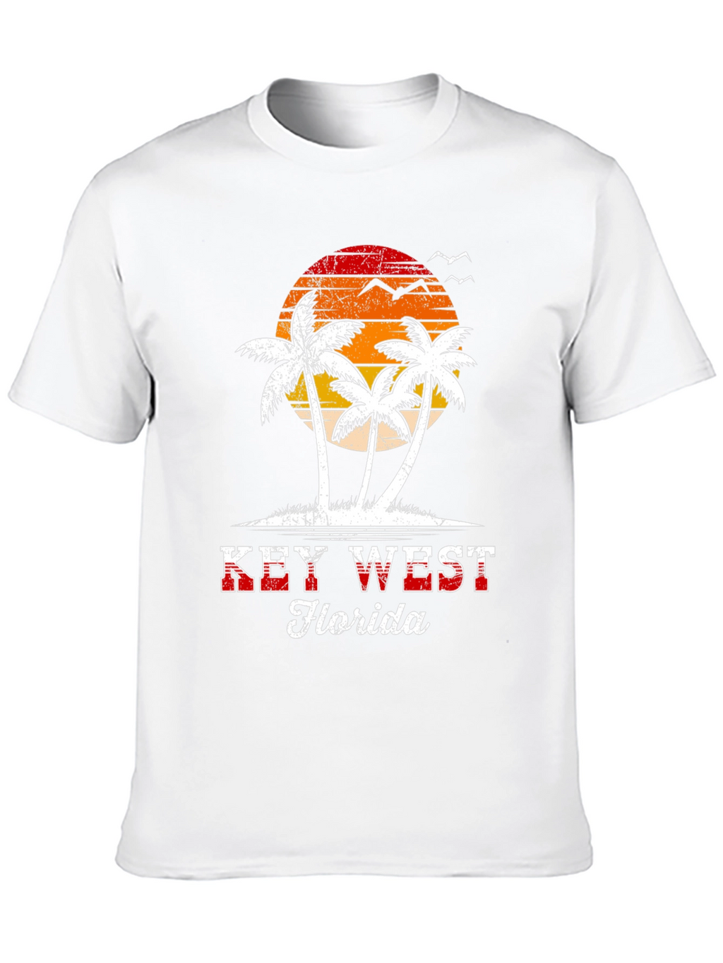Key West Florida Palm Tree Graphic Tee