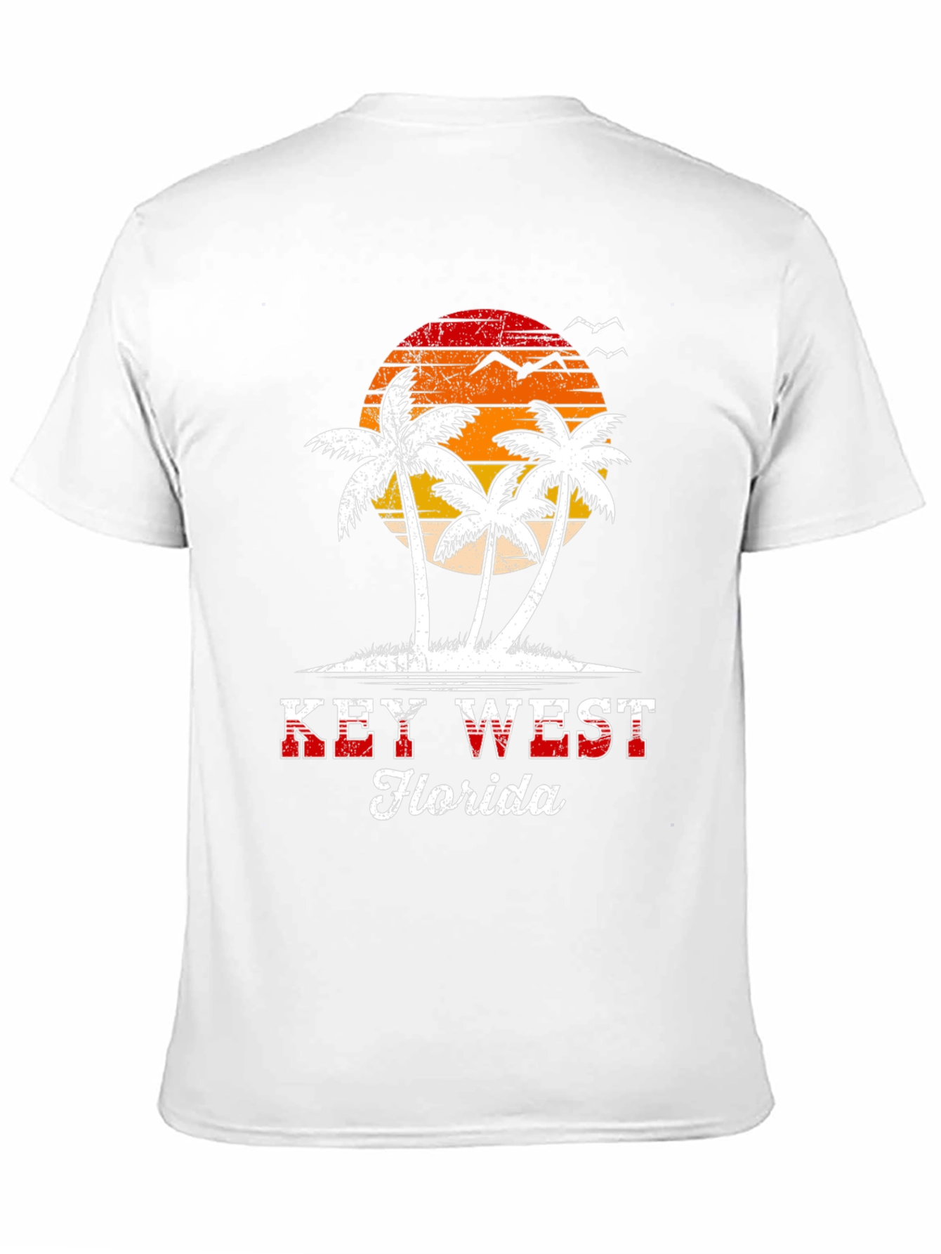 Key West Florida Palm Tree Graphic Tee