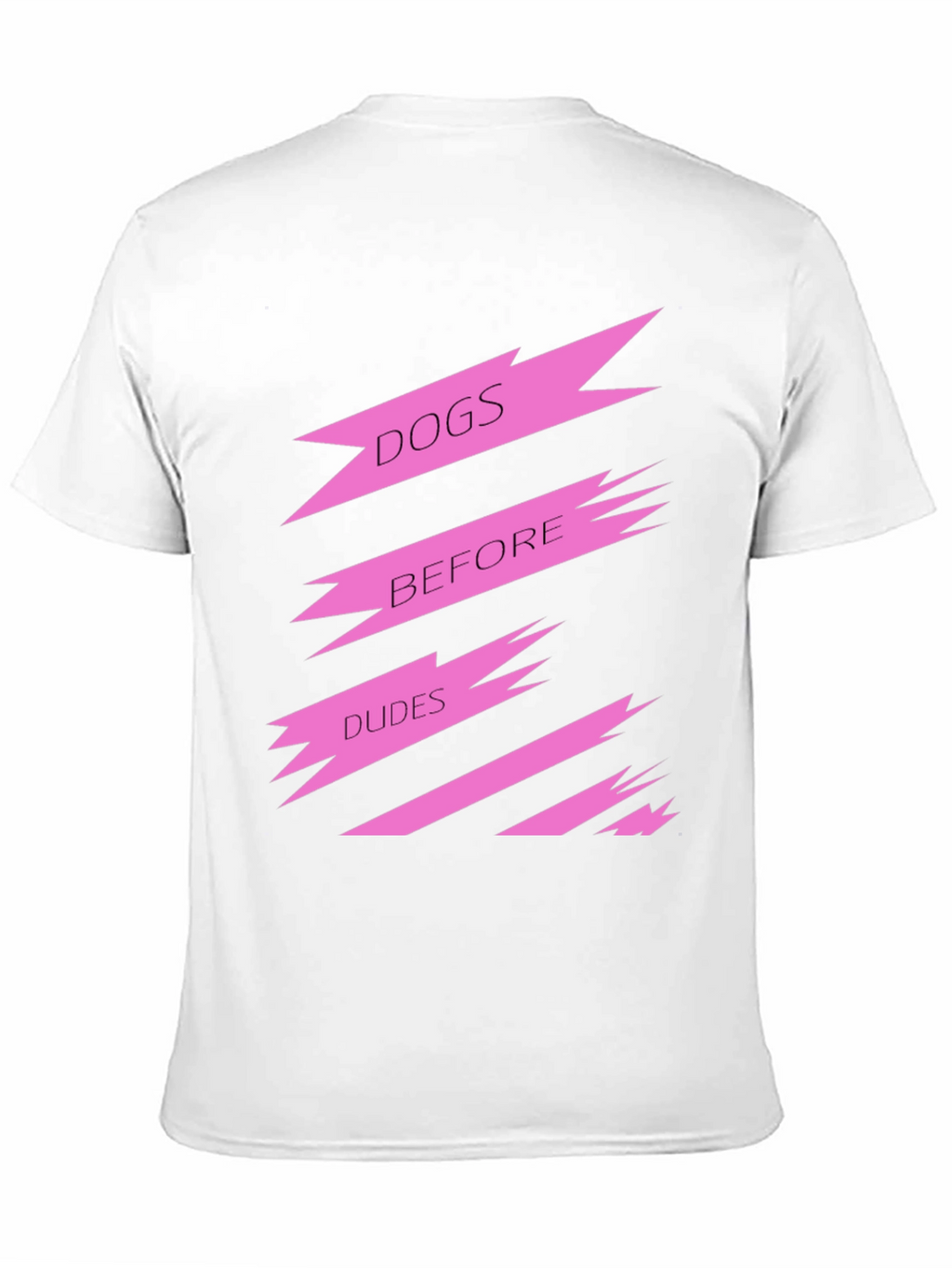 Dogs Before Dudes Graphic Tee - Black