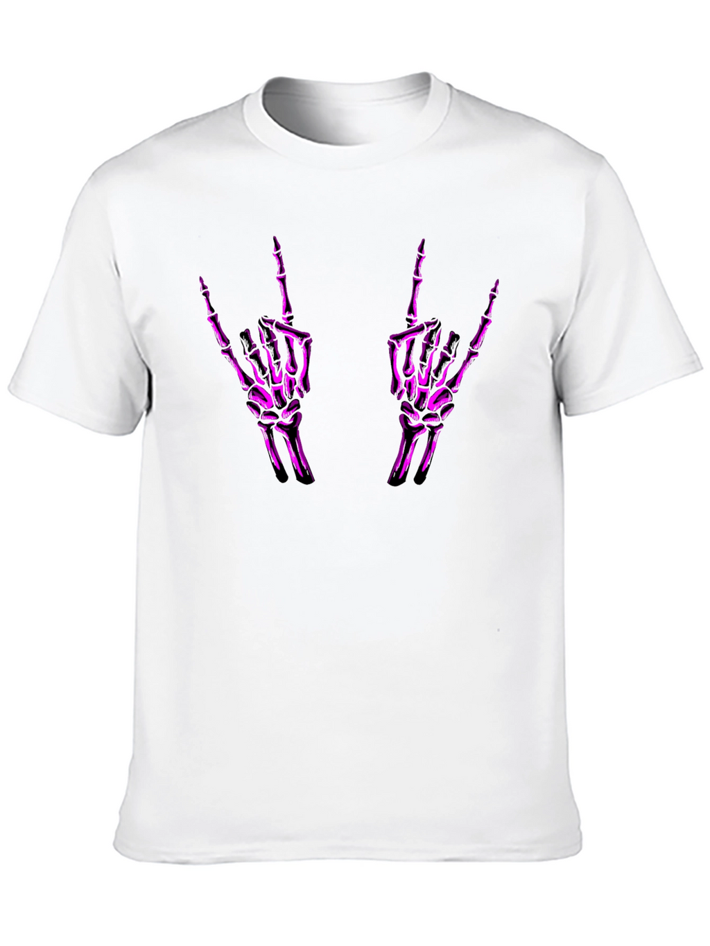 Rock On Skeleton Hand Graphic Tee