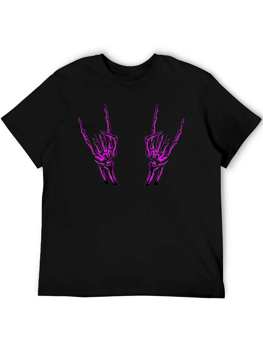 Rock On Skeleton Hand Graphic Tee