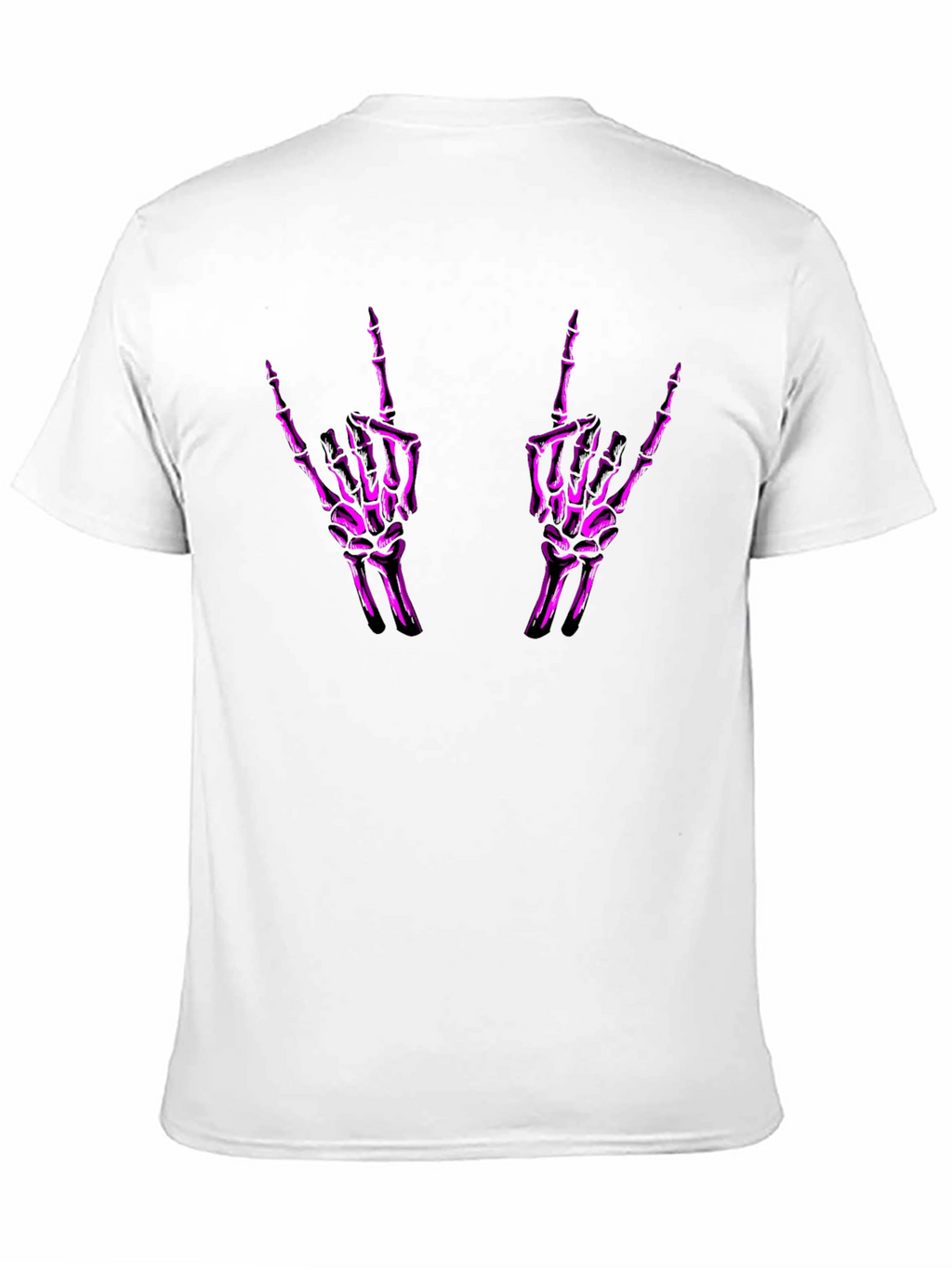Rock On Skeleton Hand Graphic Tee